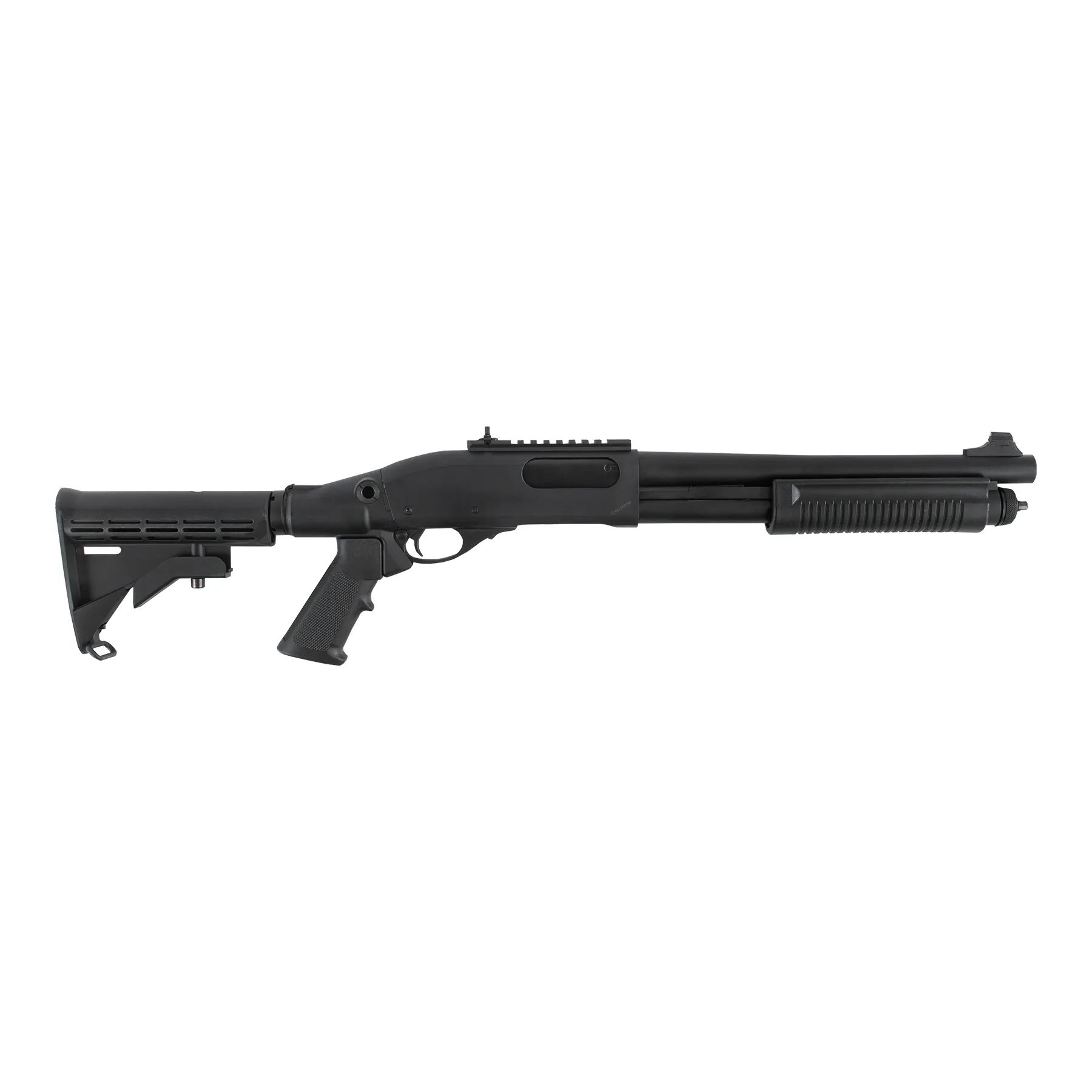 M870 RAS Tri-Shot Action Pumpgun, Black