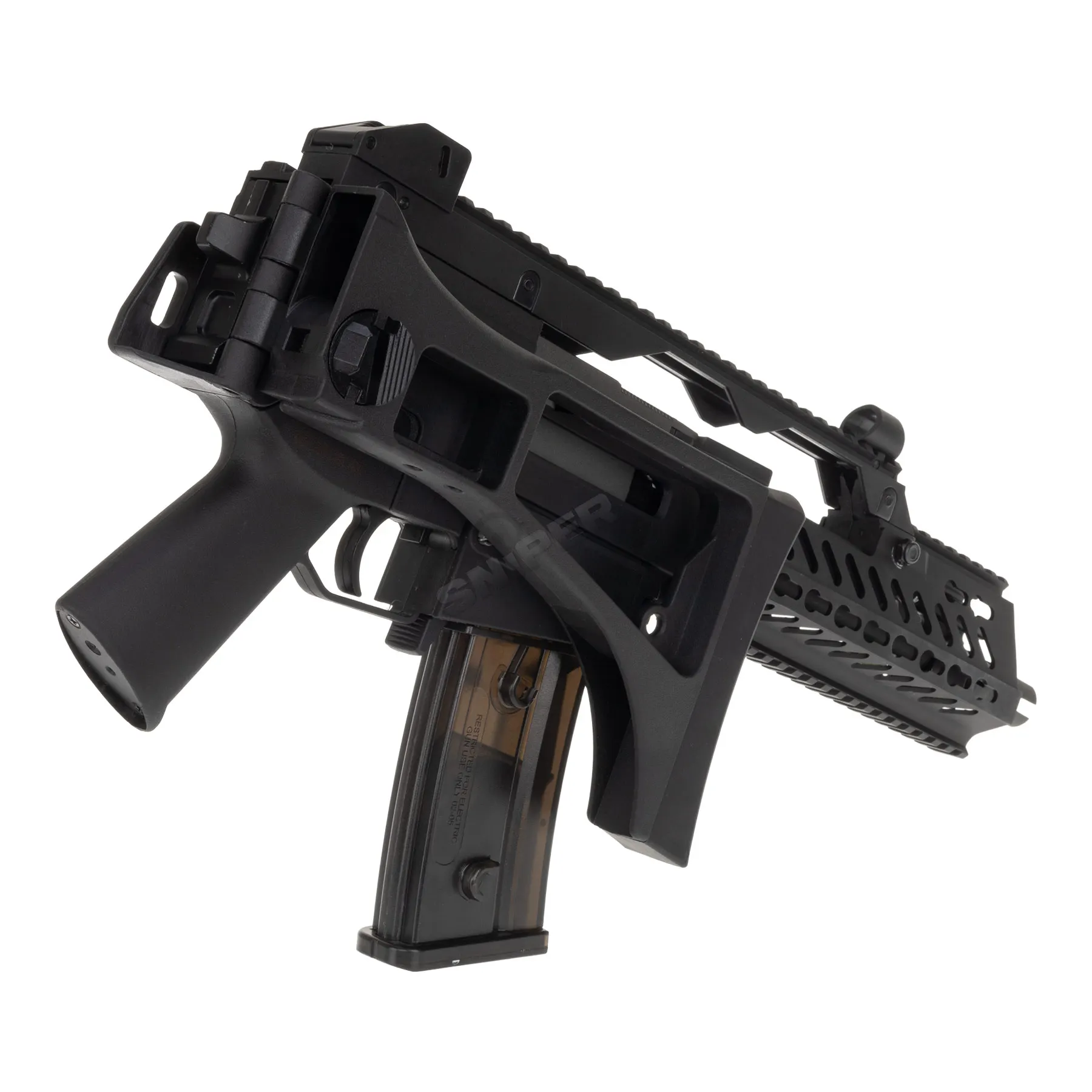 Einsteiger Set #1 - Specna Arms SA-G11 EBB Keymod Carbine < 0,5 Joule Softair Gewehr, Black Specna Arms SA-G11 EBB Keymod Carbine < 0,5 Joule Softair Gewehr, Black