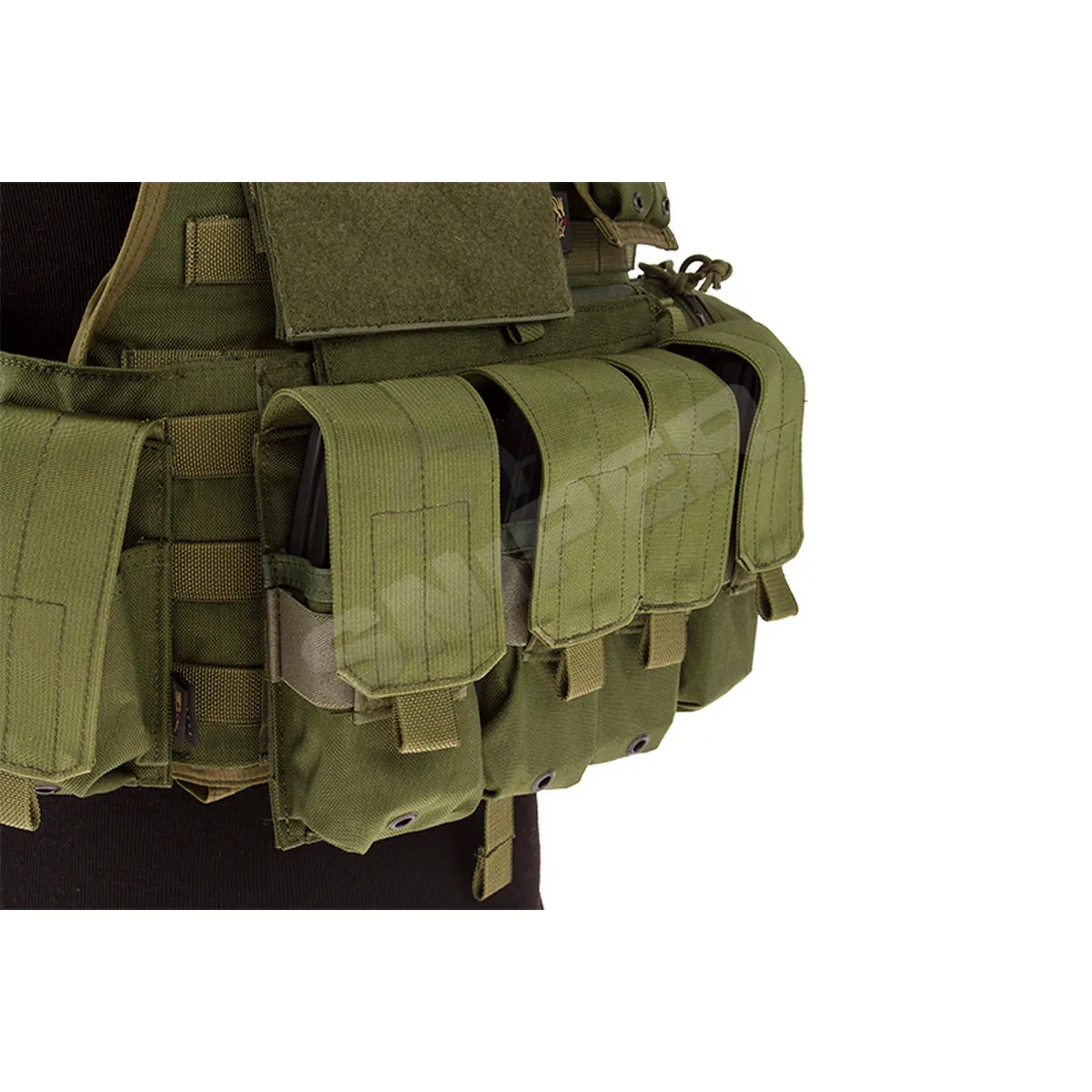 MOLLE Plate Carrier with Pouch Set, OD Green