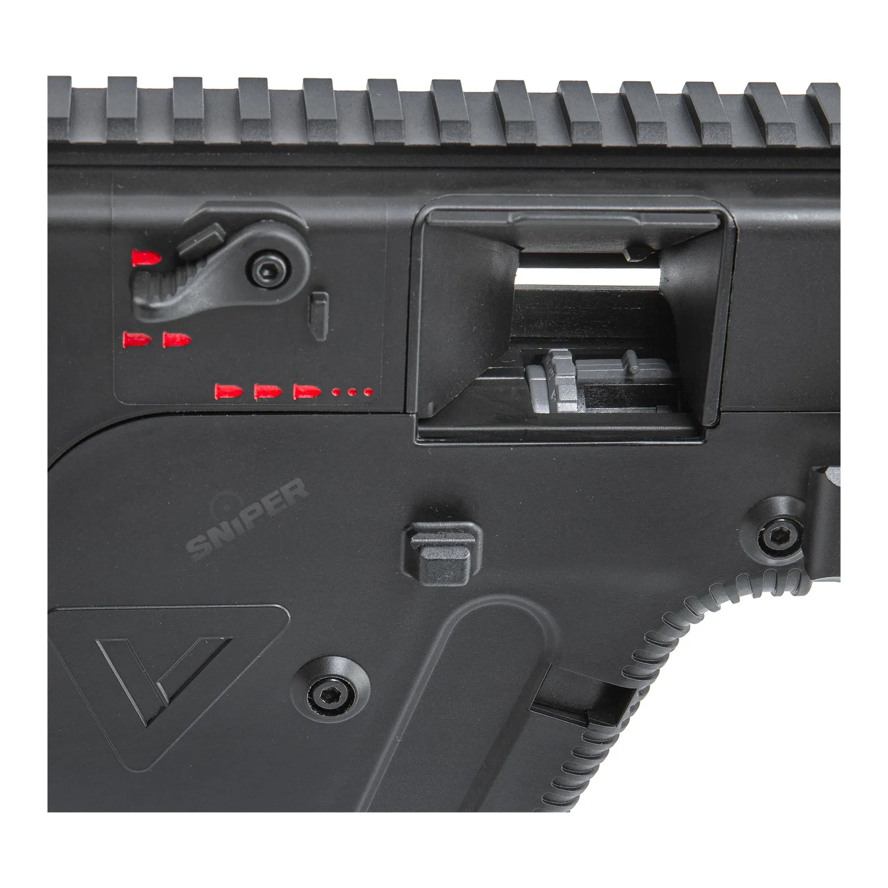 Kriss Vector w/ Mock Suppressor (S)AEG, Black Kriss Vector w/ Mock Suppressor (S)AEG, Black