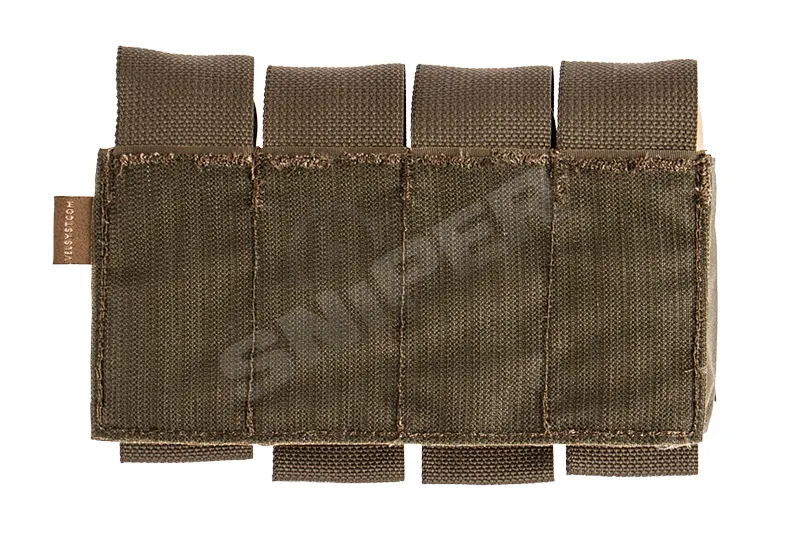 Quad 40mm Shell Velcro Pouch, Ranger Green