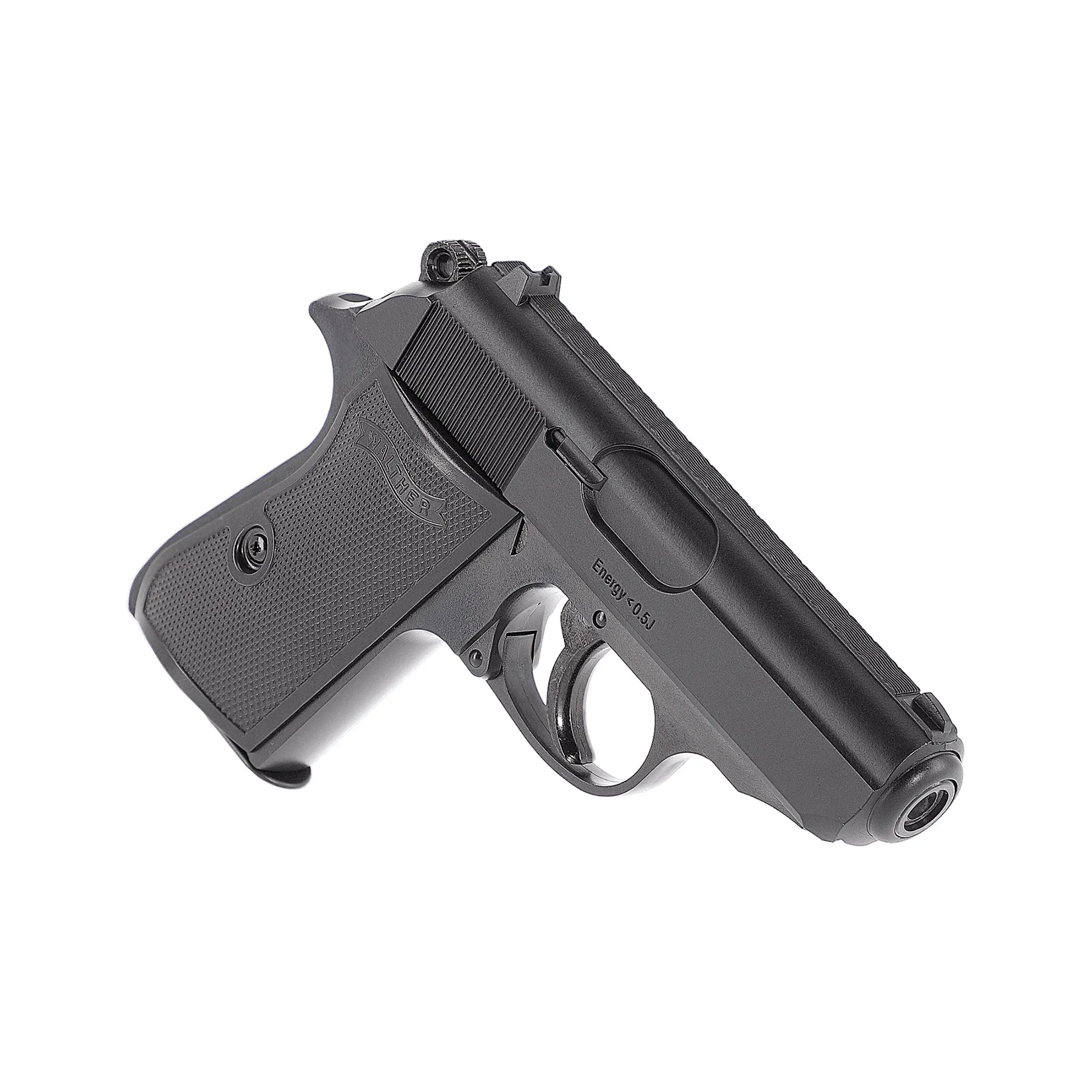 Walther PPK/S < 0,5J Federdruck Pistole, Black