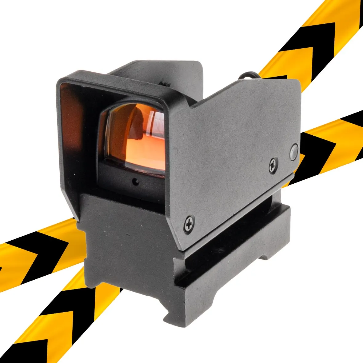 B-Ware Large Multi Reticle Red Dot Visier, Black