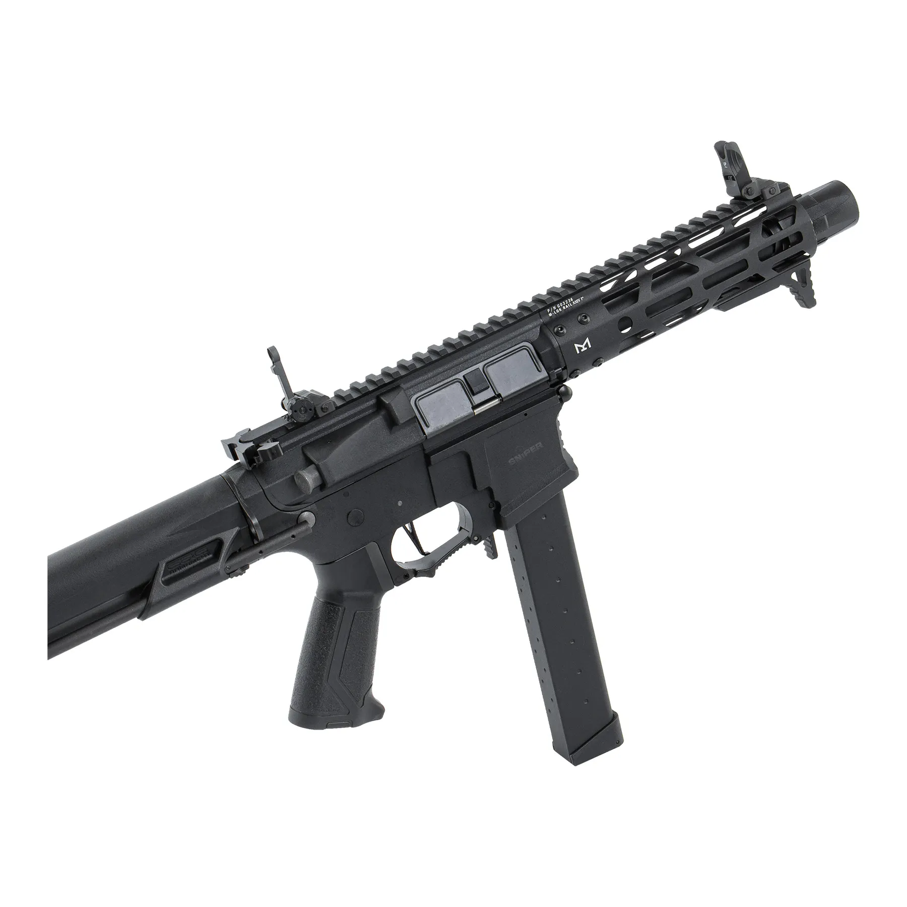 G&G ARP 9 2.0 < 0,5J, AEG Softair Gewehr, Black