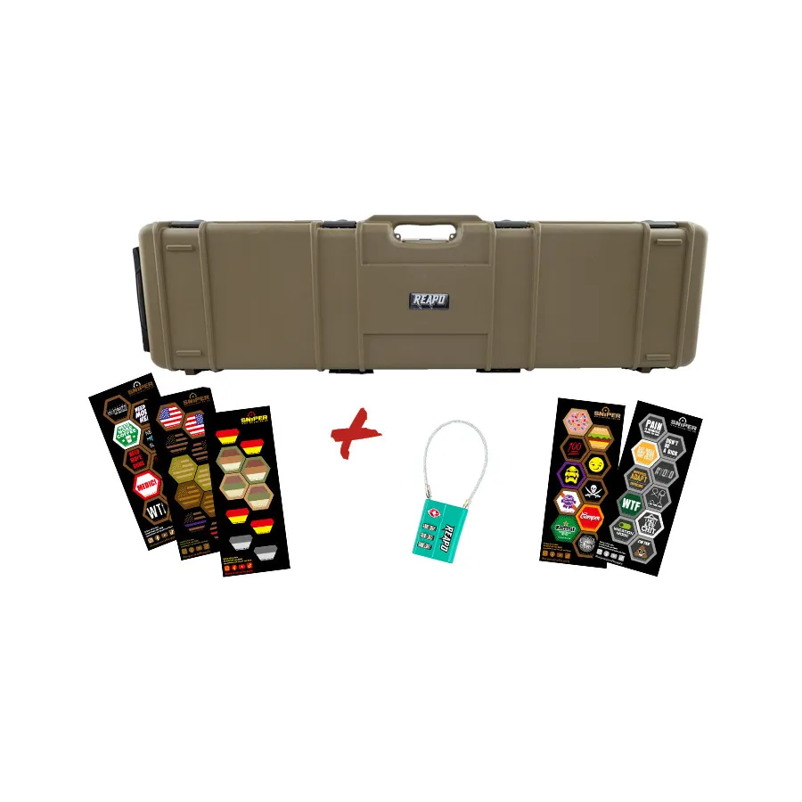 Kofferset Reapo Waffenkoffer 117,5 cm, wave foam mit Rollen