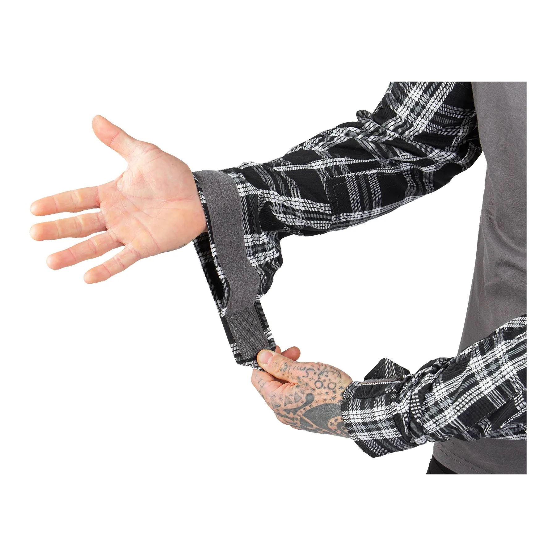 Invader Gear Flannel Combat Shirt, Black