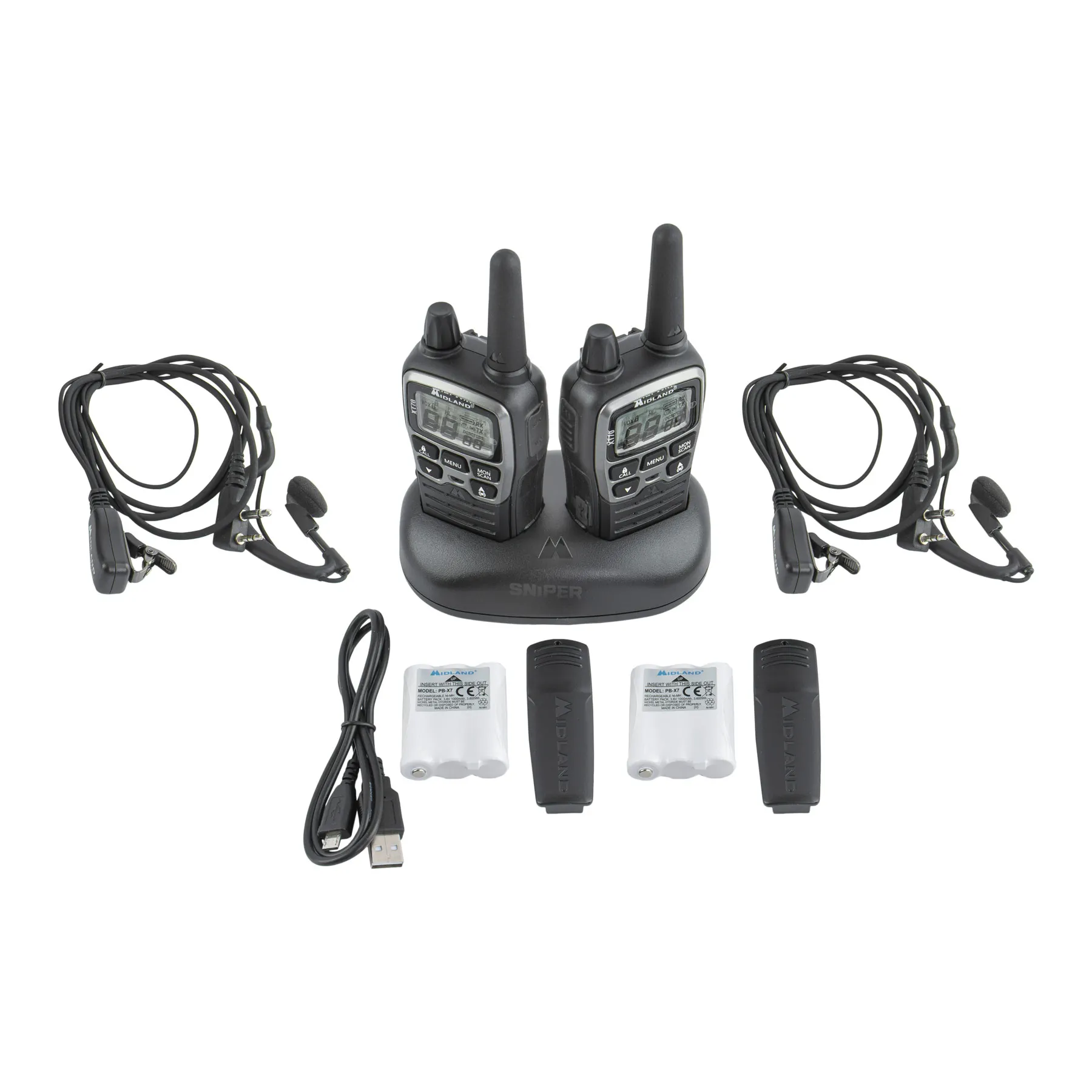 Midland Walkie-Talkie XT70, 2er-Set Midland Walkie-Talkie XT70, 2er-Set