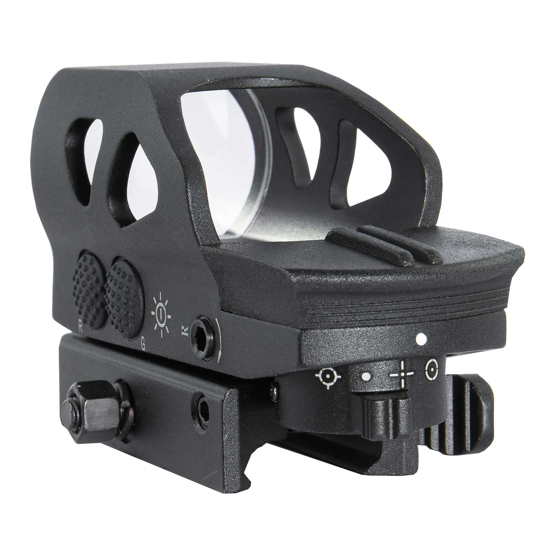 Victoptics Ratchet 1x23 Red Dot Visier, Black Victoptics Ratchet 1x23 Red Dot Visier, Black