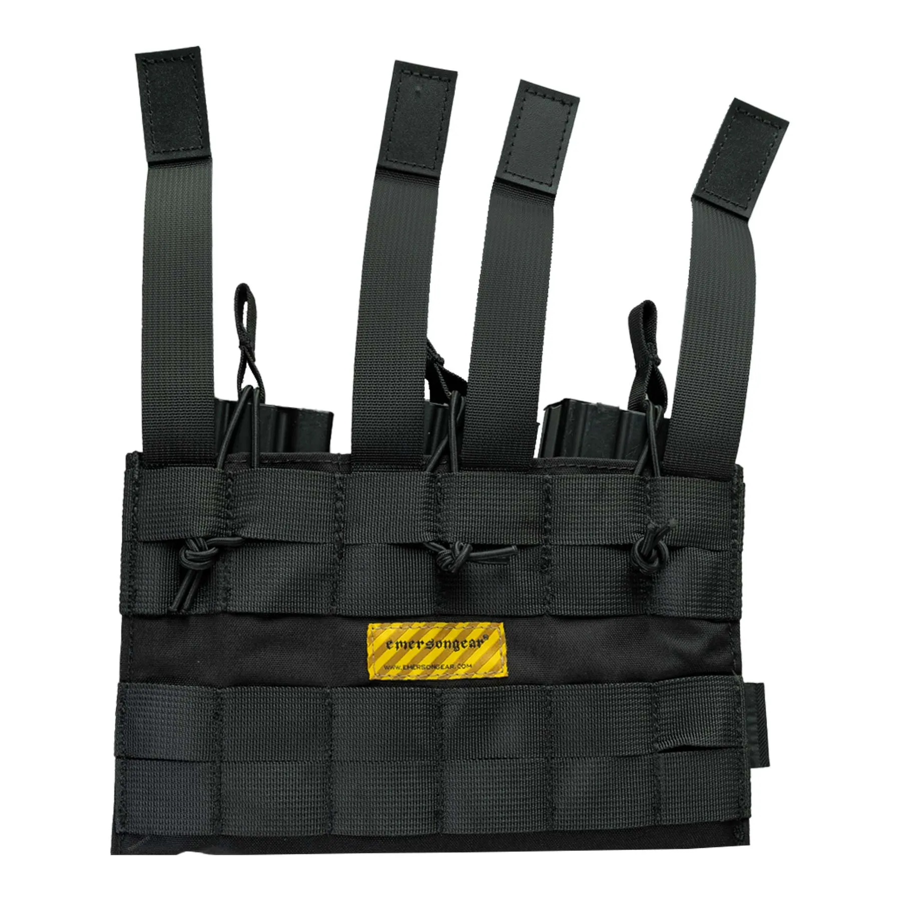 Triple Open Top Magazin Pouch, Black