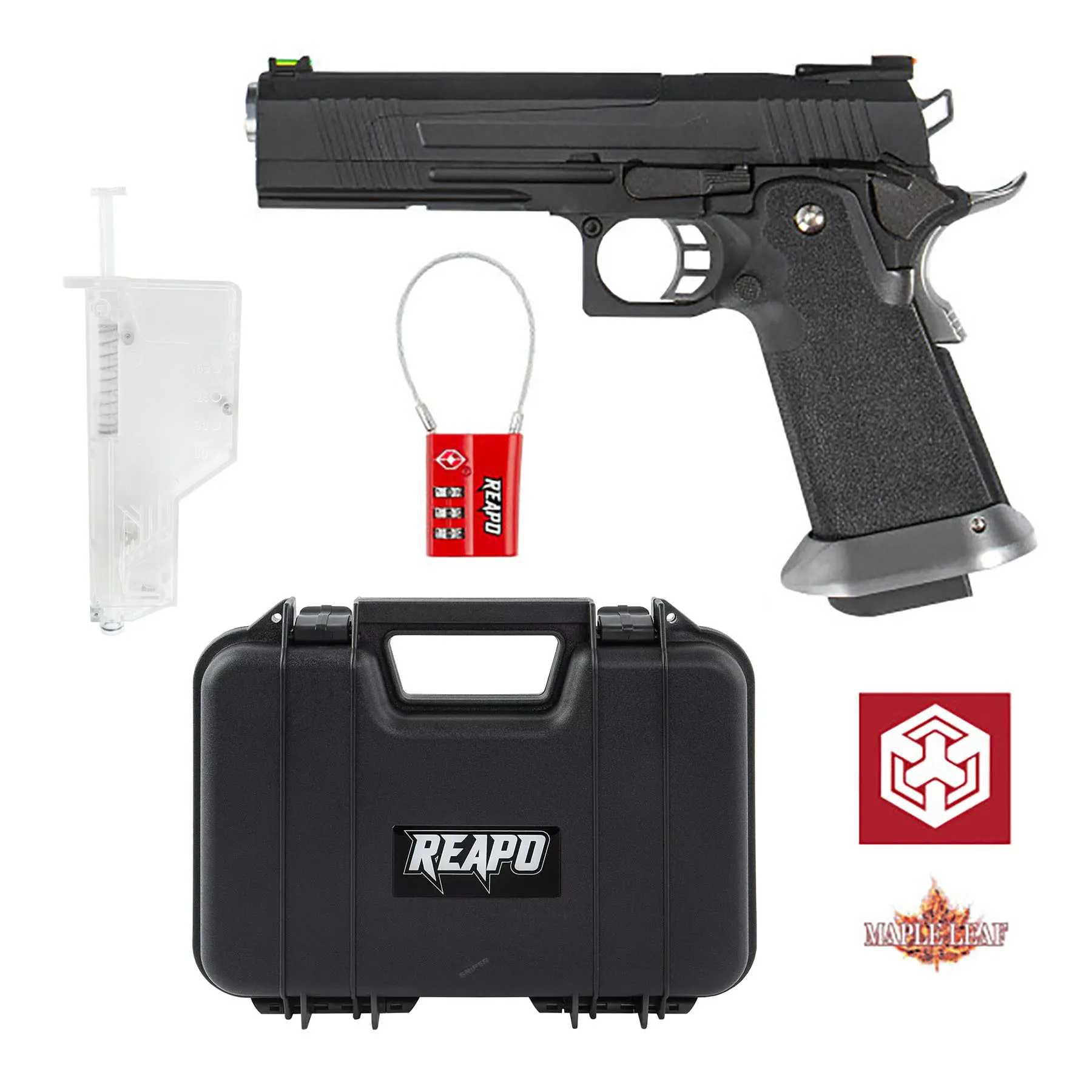 SAC Custom HX1002 Hi-Capa 5.1 Split Slide, GBB SAC Custom HX1002 Hi-Capa 5.1 Split Slide, GBB