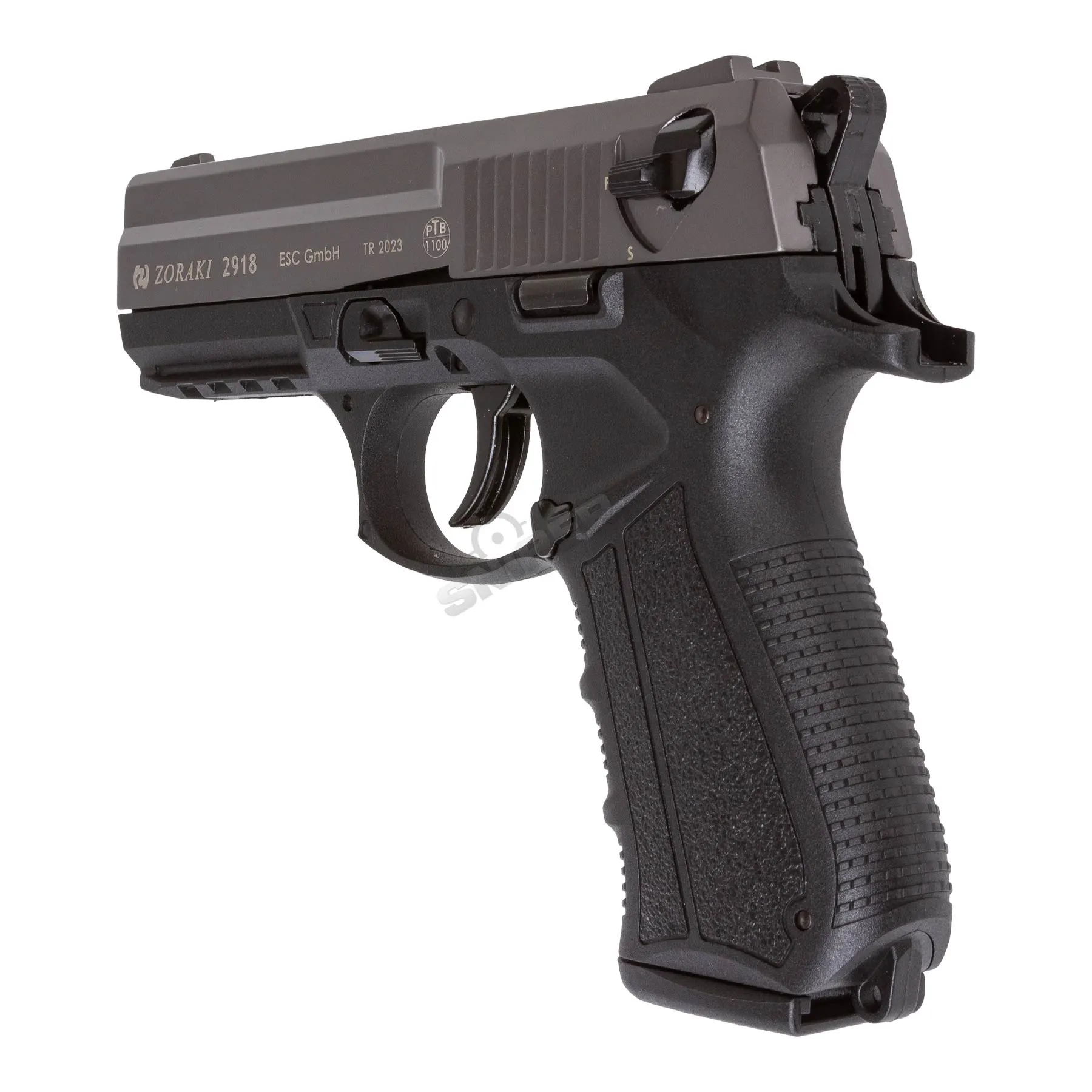 Zoraki 2-918 9mm P.A.K. Schreckschusspistole, Titan