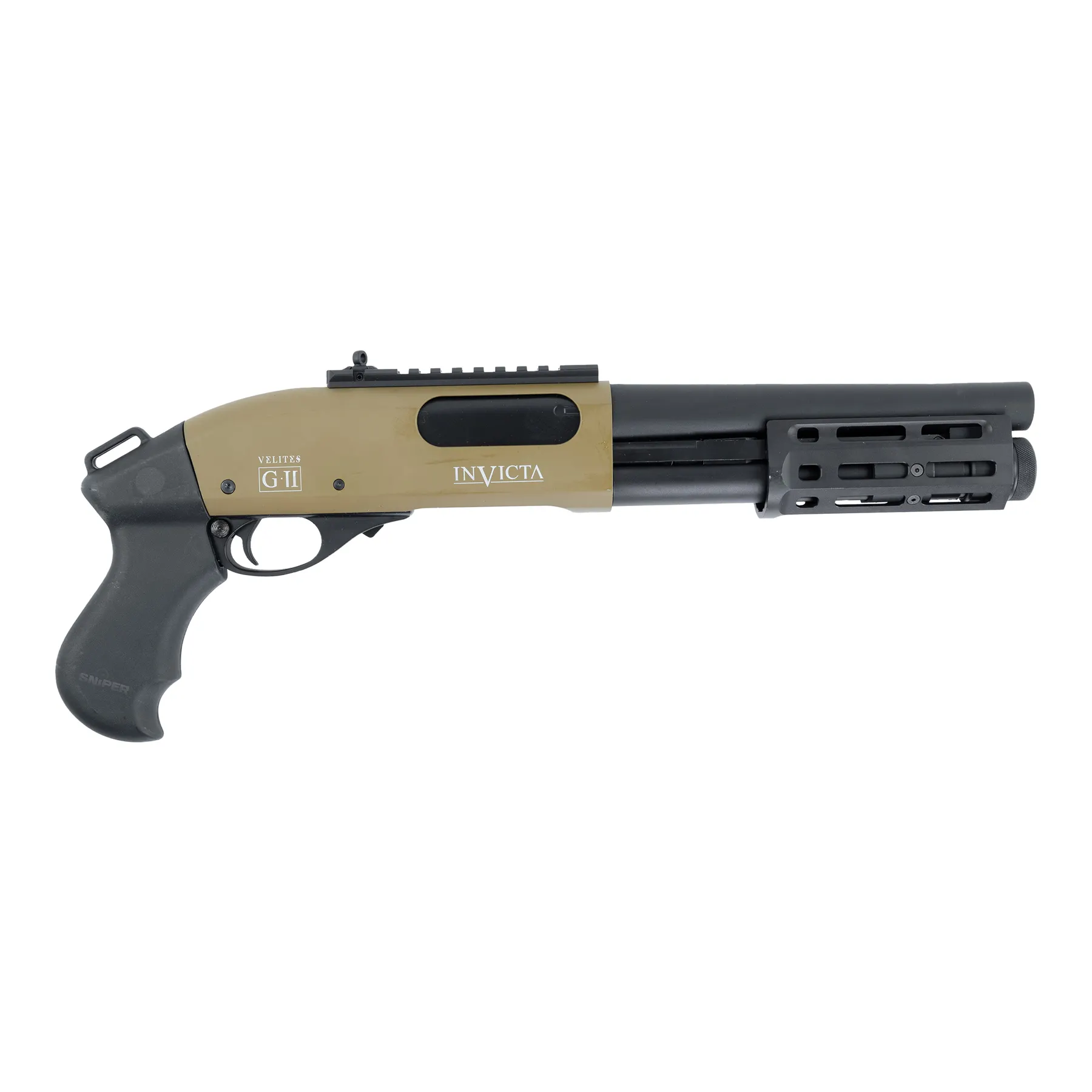 Velites Invicta Pumpgun G-II, Tan Velites Invicta Pumpgun G-II, Tan