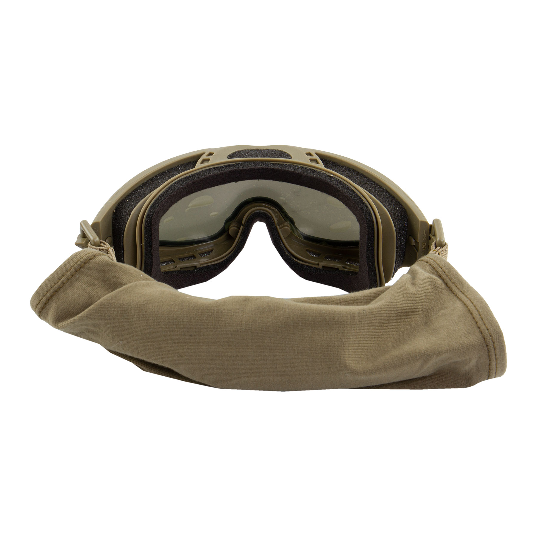 WileyX Tan Frame Spear Dual Lens, Grey/Clear/Light Rust Lens