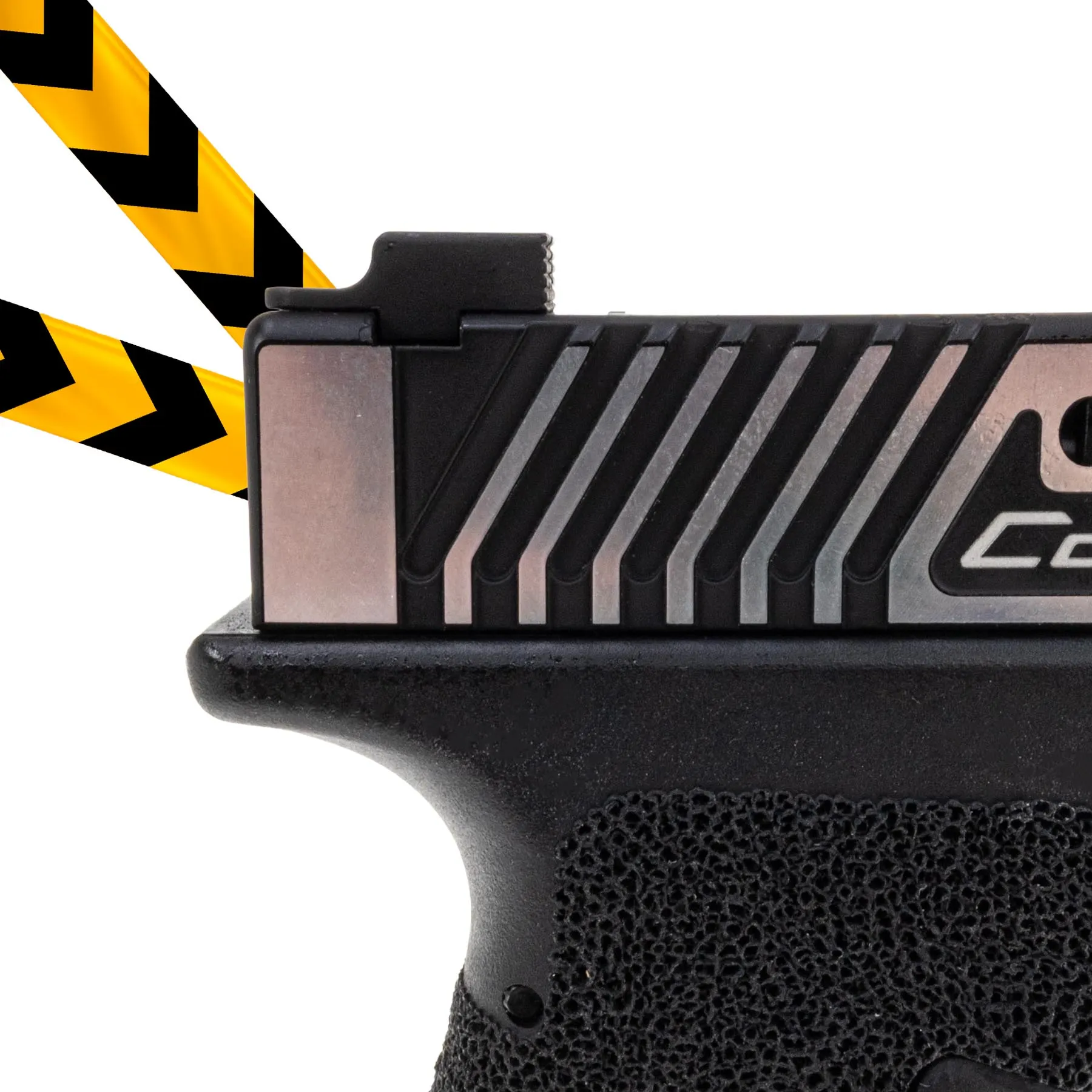 B-Ware APS Combat Master Silver Slide, OMEGA Frame GBB