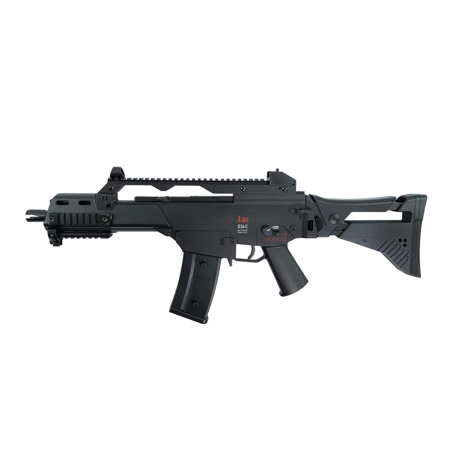 HK G36C IDZ Advanced < 0,5 Joule Softair Gewehr, black HK G36C IDZ Advanced < 0,5 Joule Softair Gewehr, black