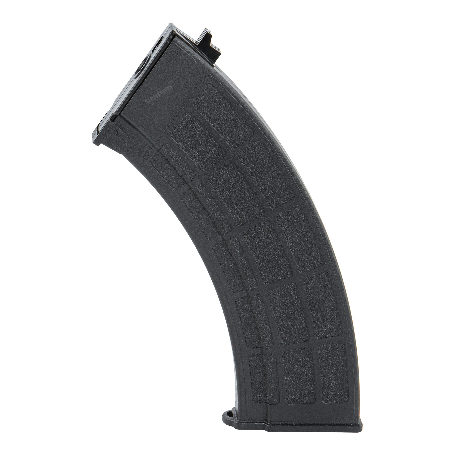 Tactical Mid cap AK Magazin, 200rds, Black