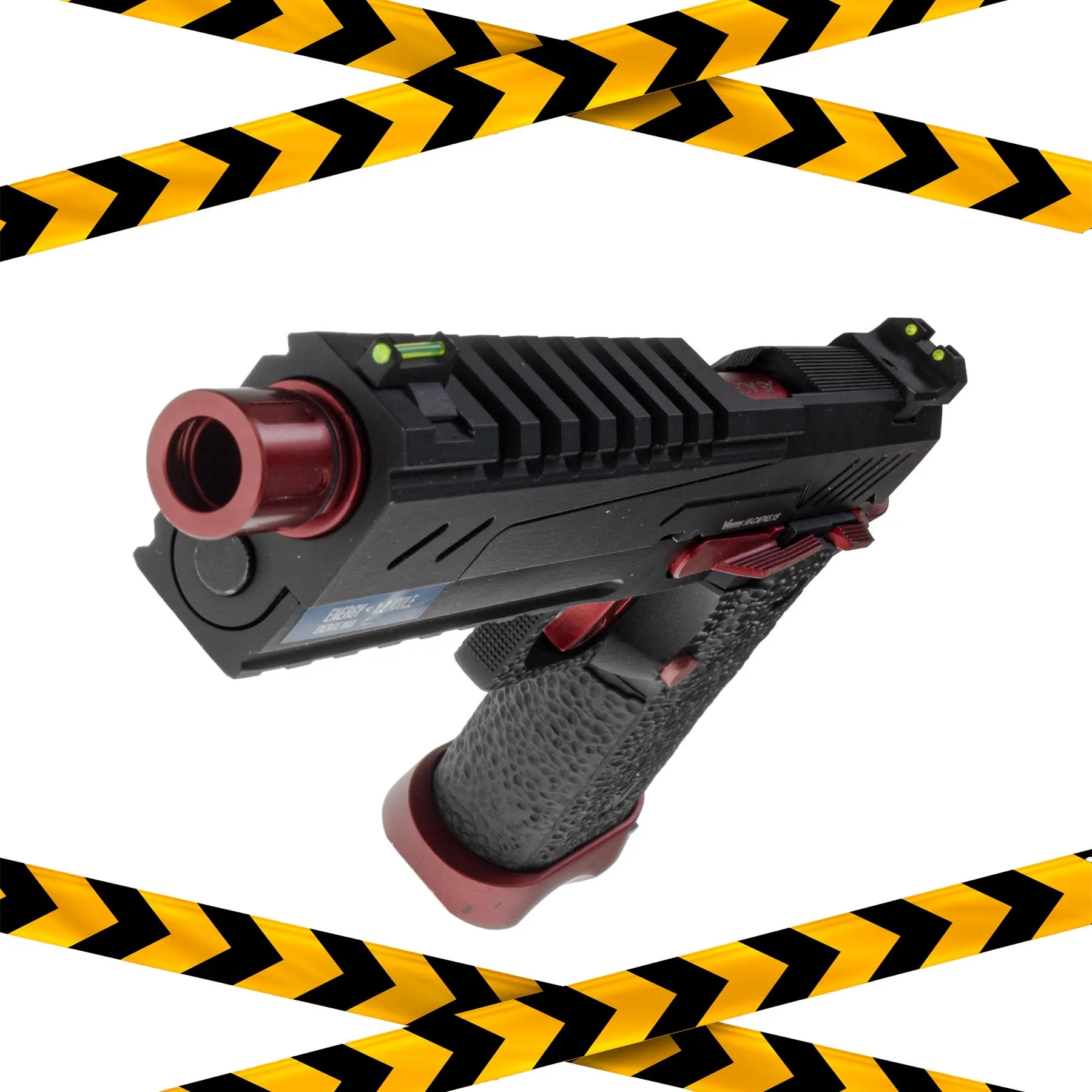 B-Ware Vorsk Hi-Capa 5.1 Split Slide, Red/Black, GBB