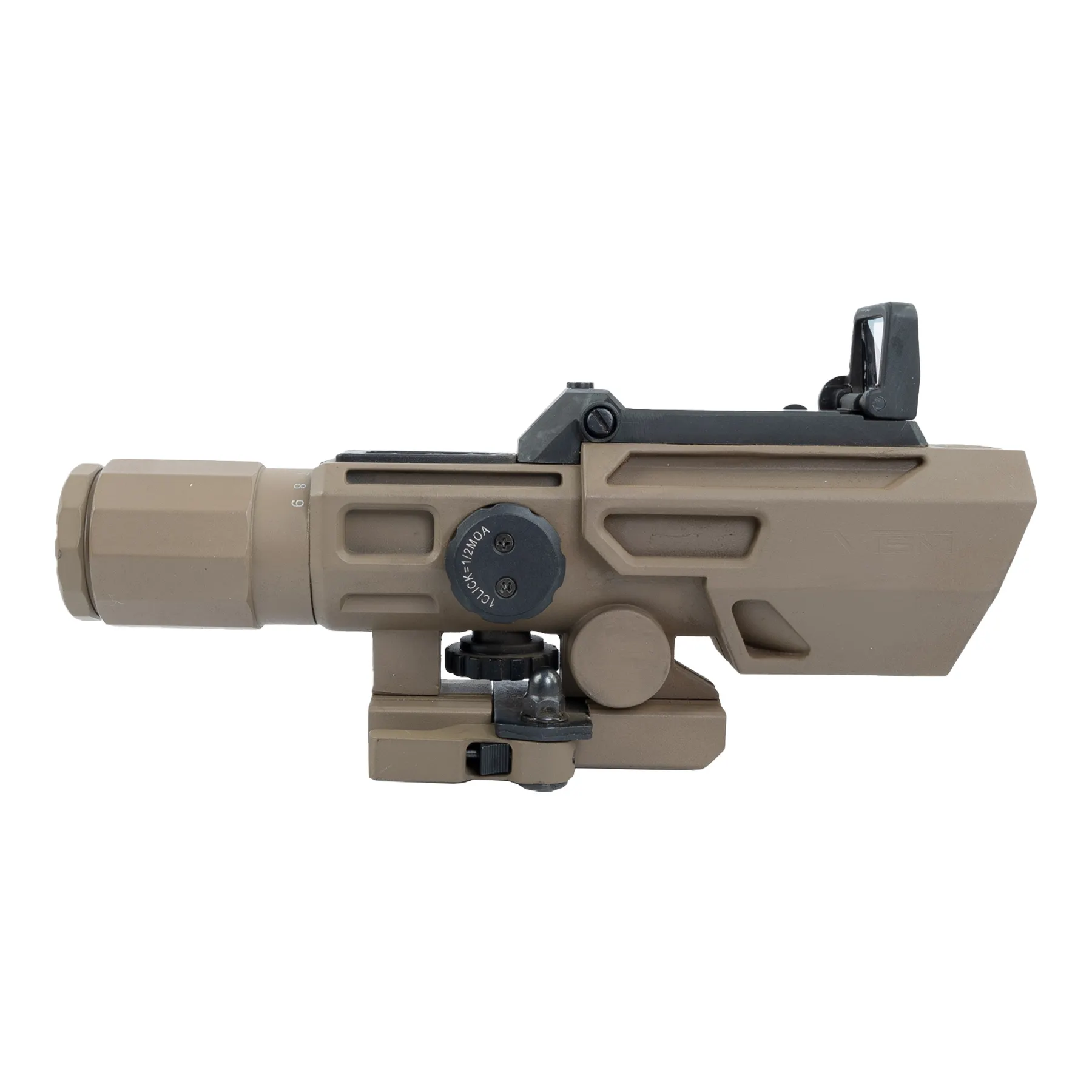 ADO 3-9X42 Scope inkl. Flip Up Red Dot, Tan