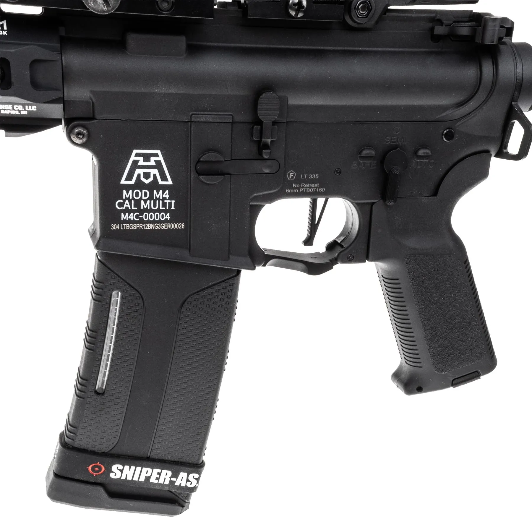 Prep my Airsoft - Lancer x BG SPR 12" Gen3 Nebula ETU (S)AEG, Black