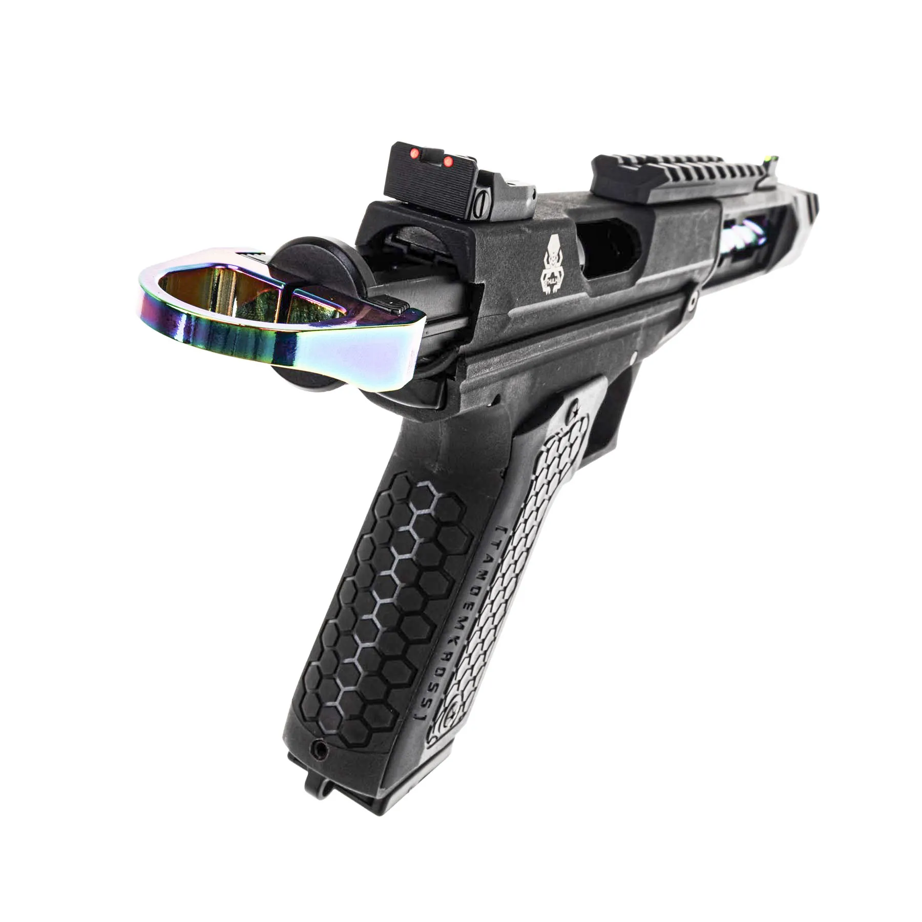 Lancer Tandemkross Cthulhu GBB Softair Pistole, Black/Rainbow