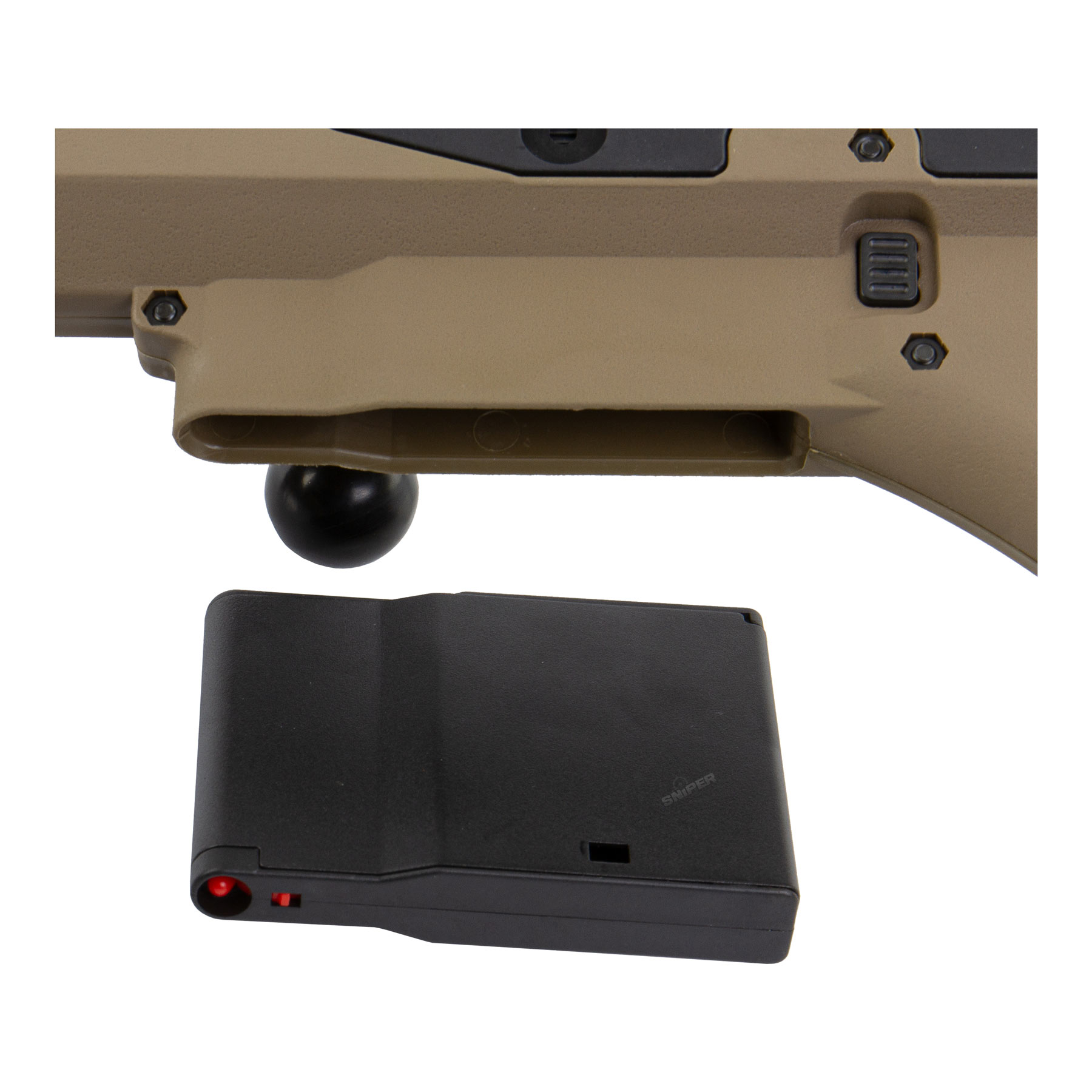 Silverback SRS A2/M2 22" Pull-Bolt Scharfschützengewehr, FDE