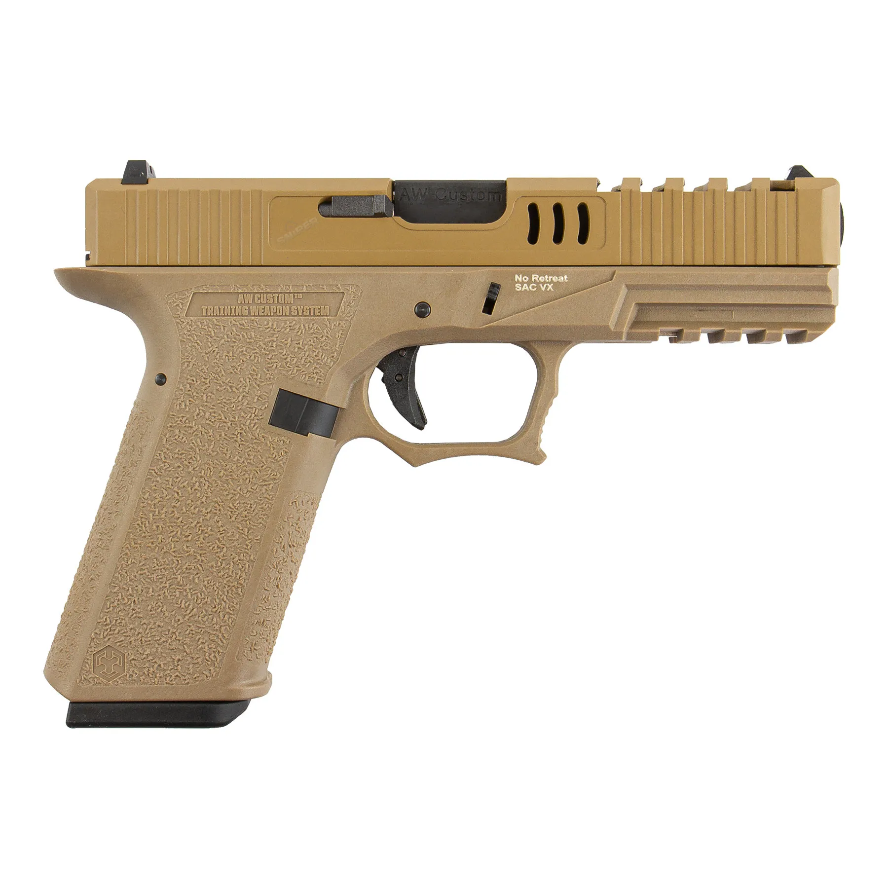 SAC Custom VX7 Mod.2 GBB Softair Pistole, FDE