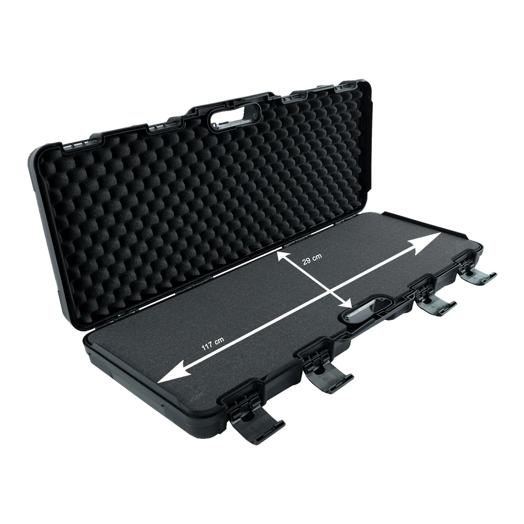 Reapo Waffenkoffer 117 cm, soft PnP, Black
