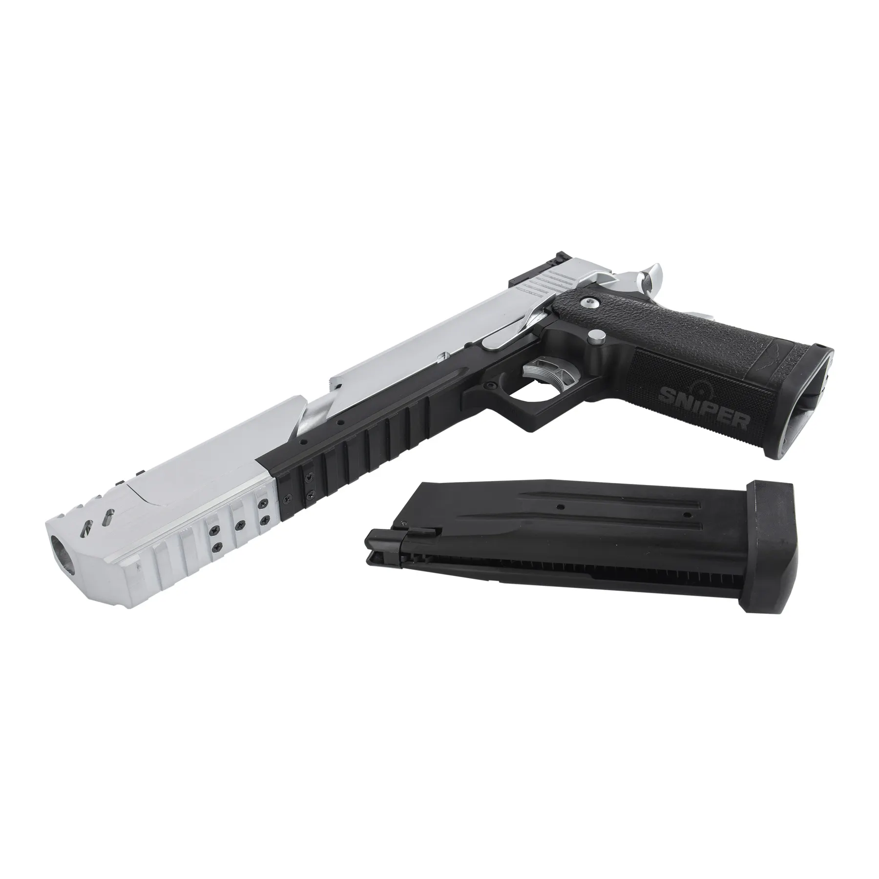 Nuprol Raven Hi-Capa Dragon 7 Chrome GBB Softair