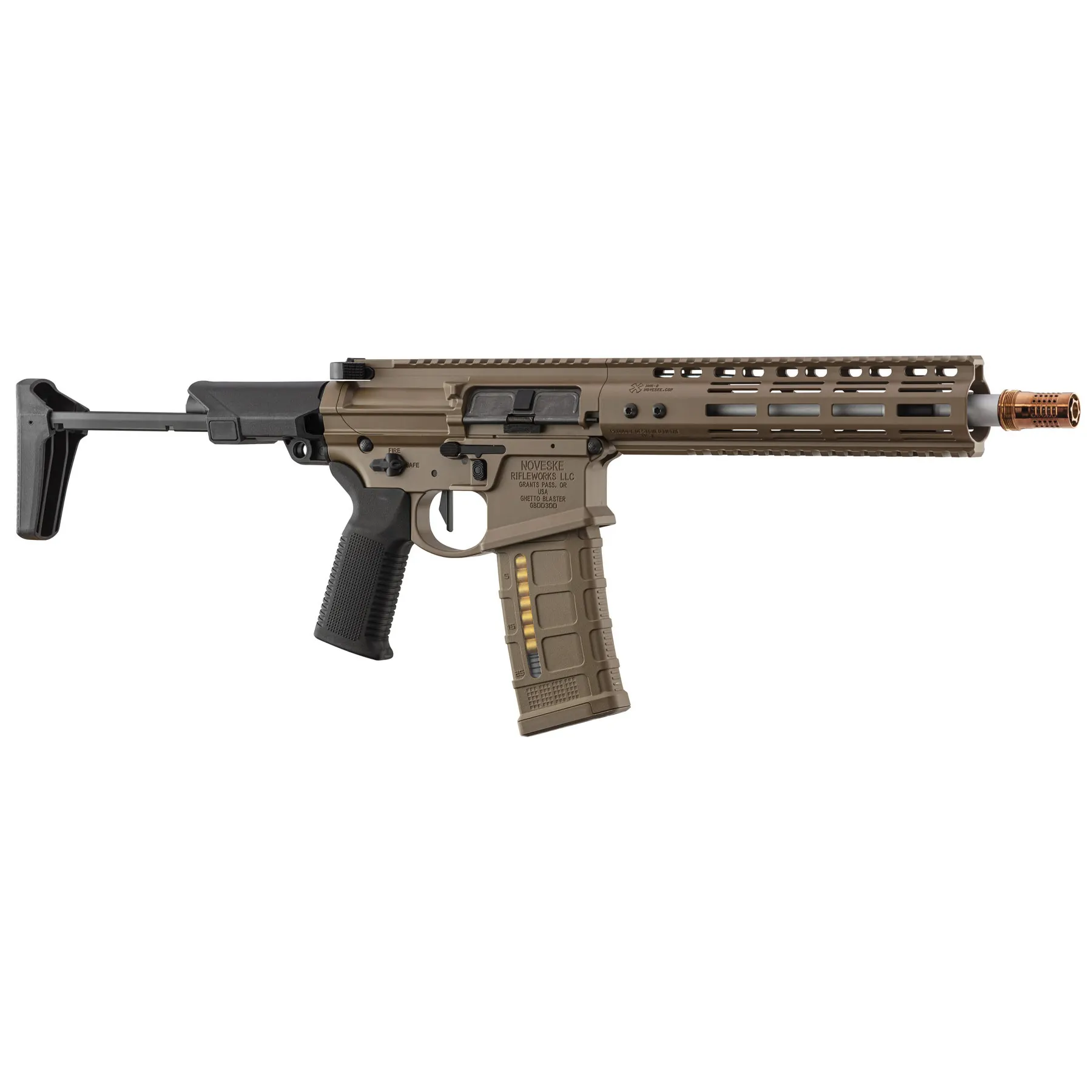 EMG Noveske MWS Ghetto Blaster 9" GBB, FDE