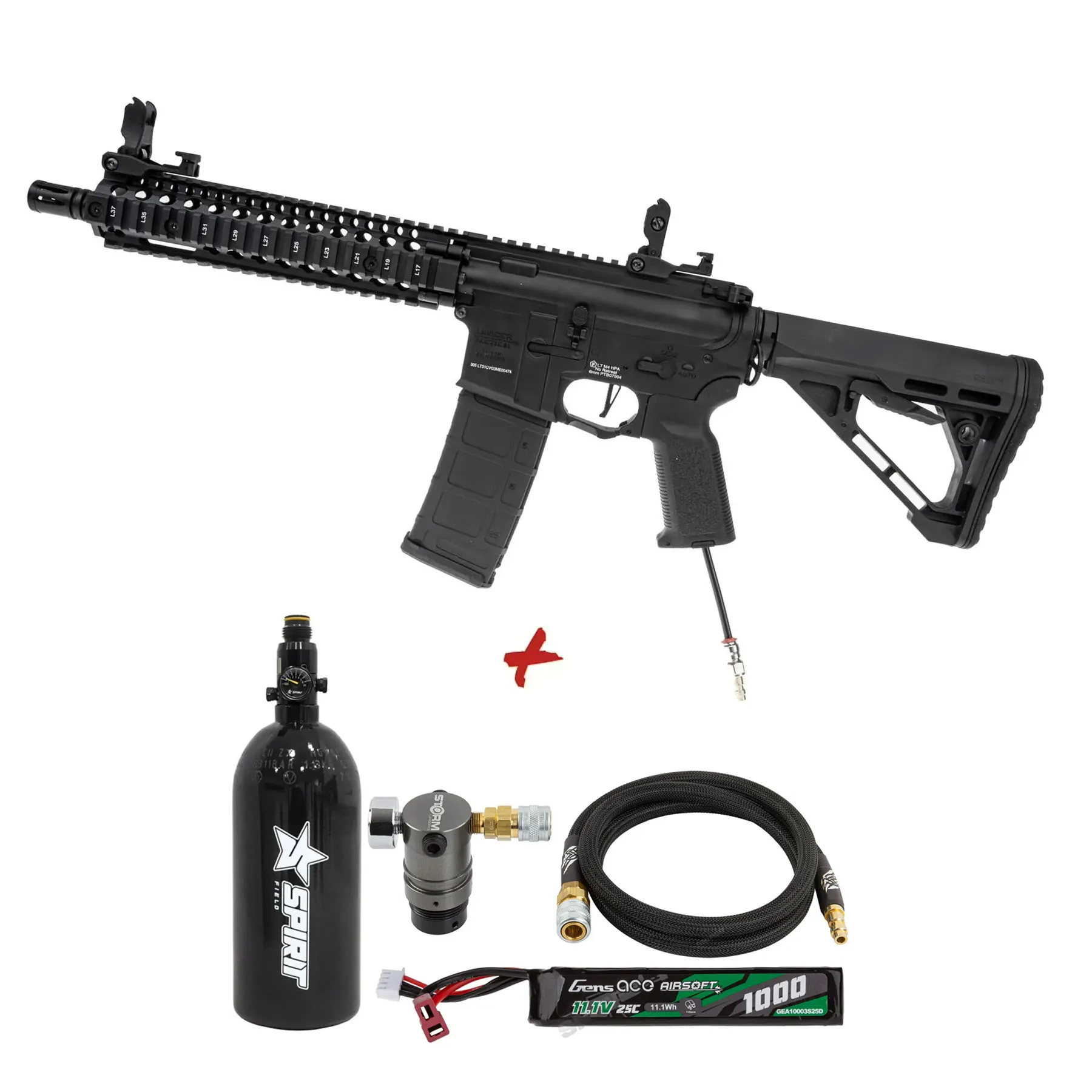 HPA Deal - Lancer Tactical MK18 HPA, Black