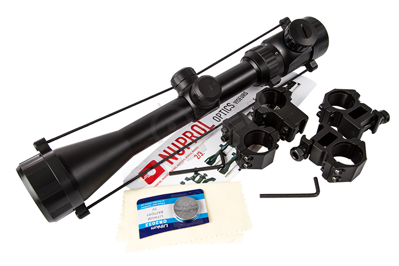 NP Tech 3-9x40 IR Scope, Black