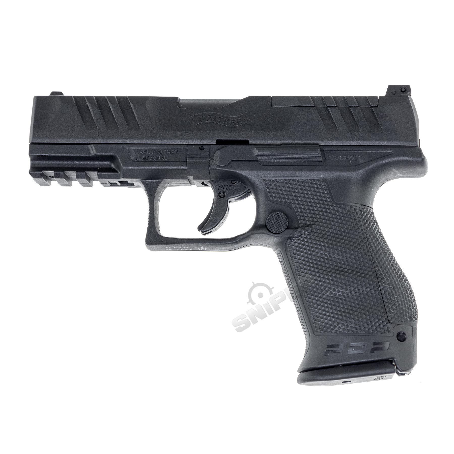 Walther PDP Compact 4" NBB Co2 Softair Pistole, Black