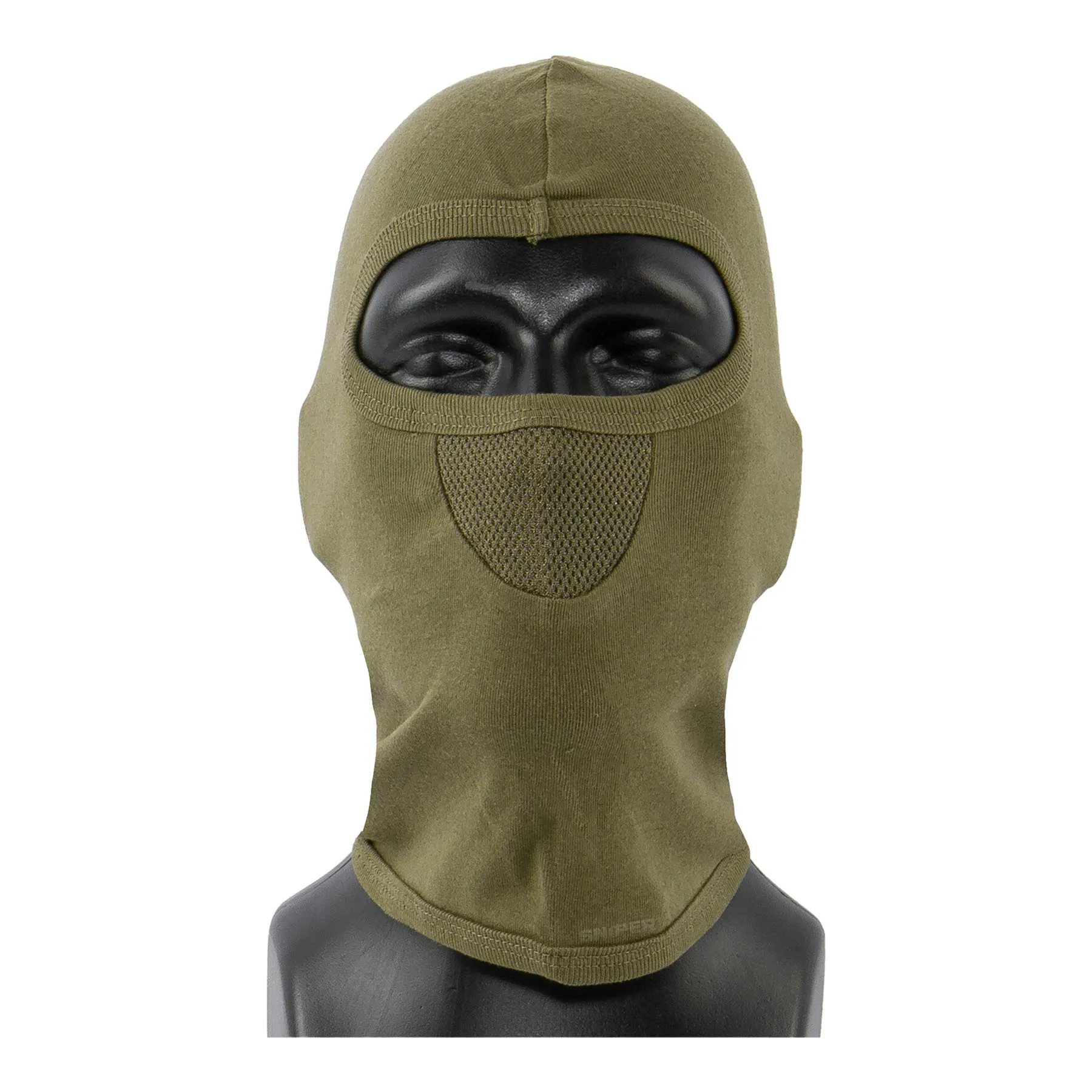 Balaclava mit Netzeinsatz, OD Balaclava mit Netzeinsatz, OD