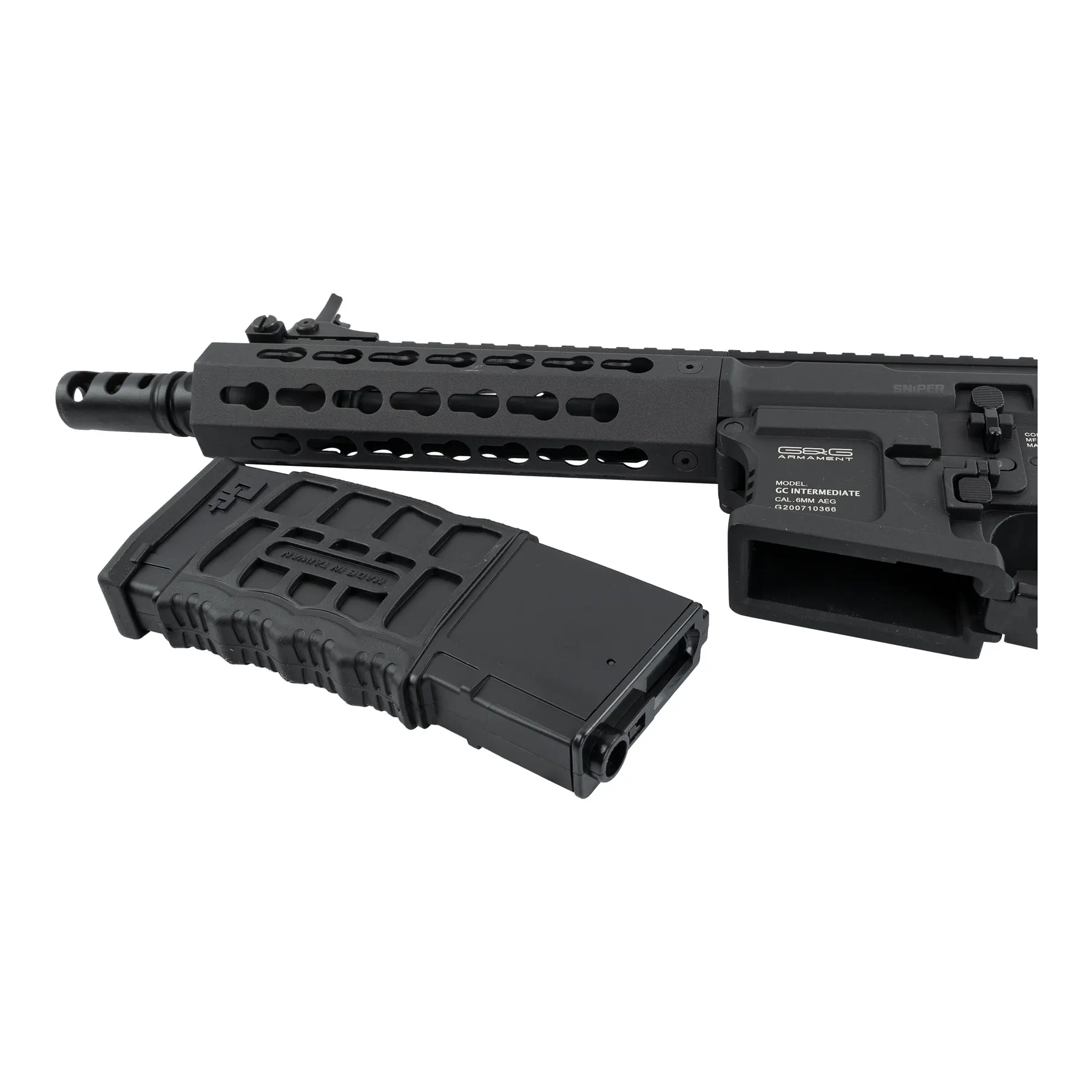 G&G GC SR CQB < 0,5 Joule Softair Gewehr, Black