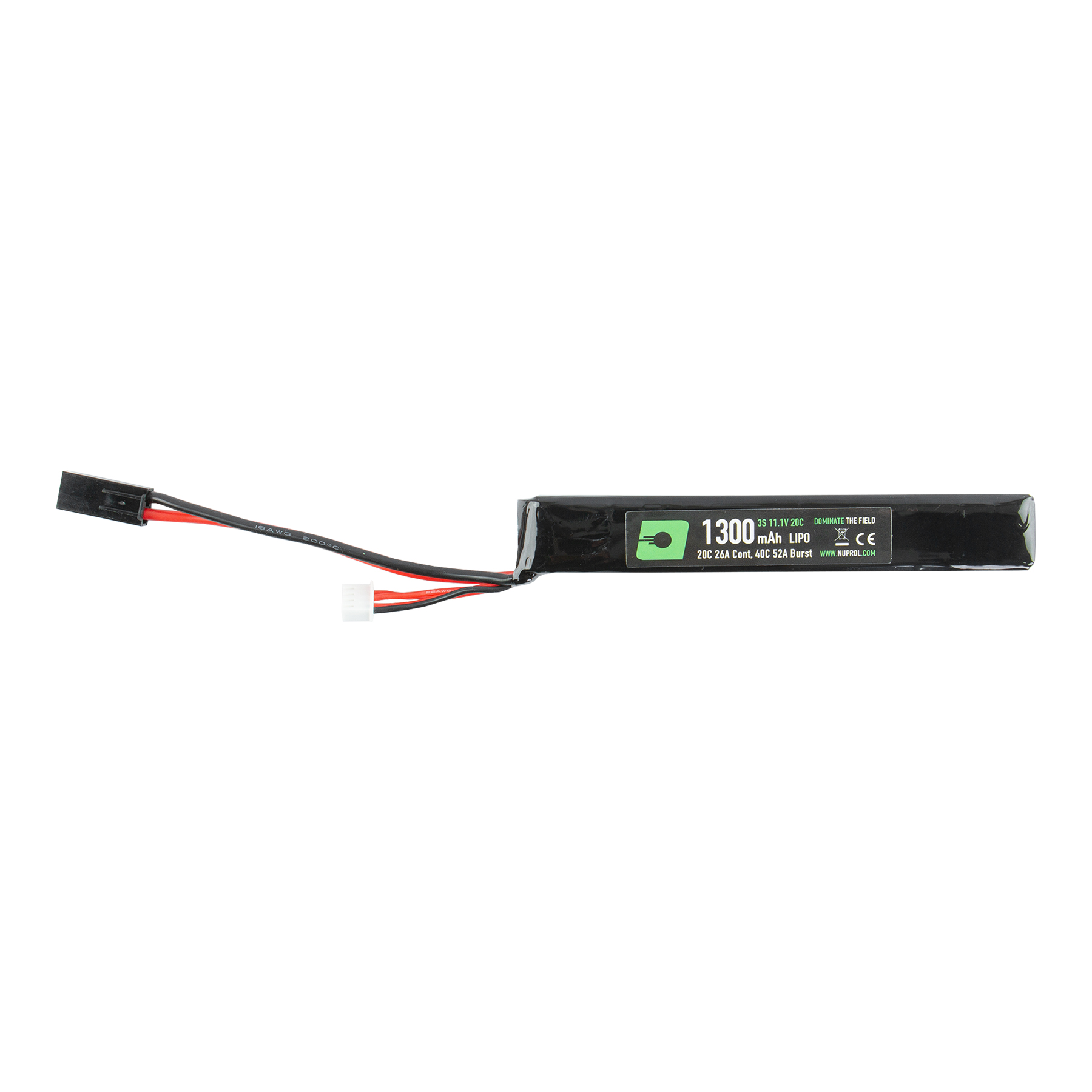 Tamiya 11,1V 1300mAh 20C LiPo Akku, 1 Stick