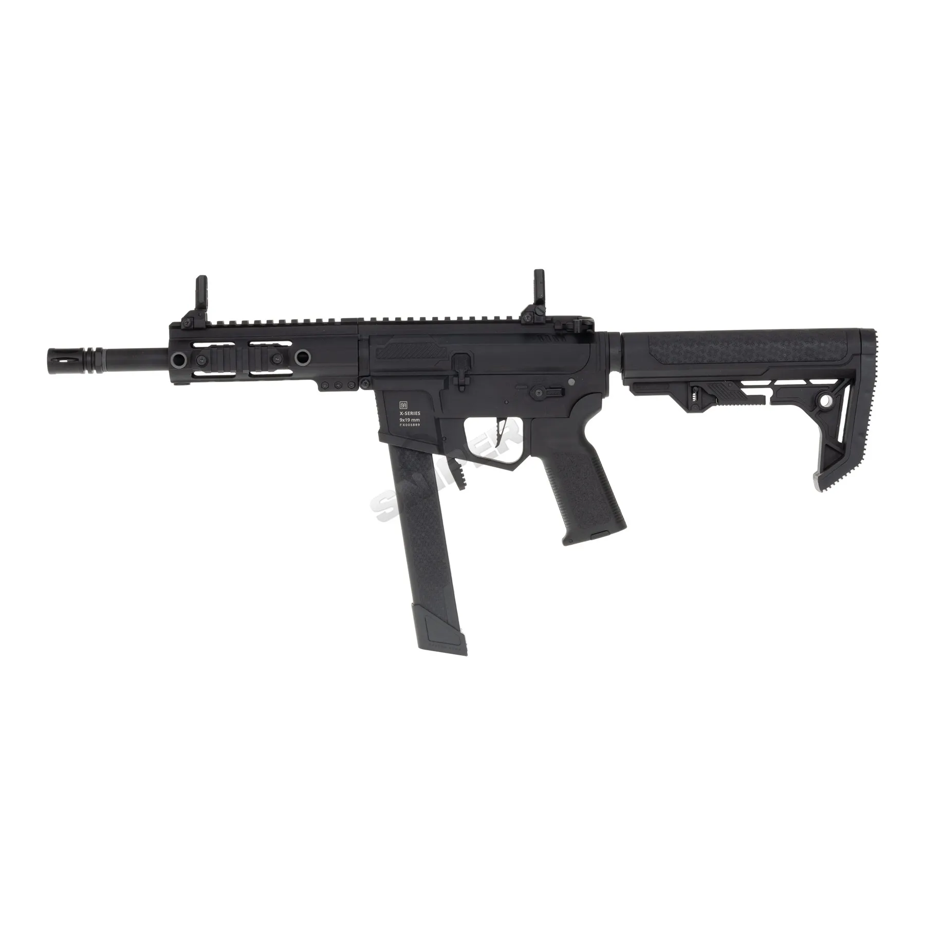 Specna Arms SA-FX01 Tuned-Up Flex w/ HAL ETU < 0,5 Joule Softair Gewehr, Black