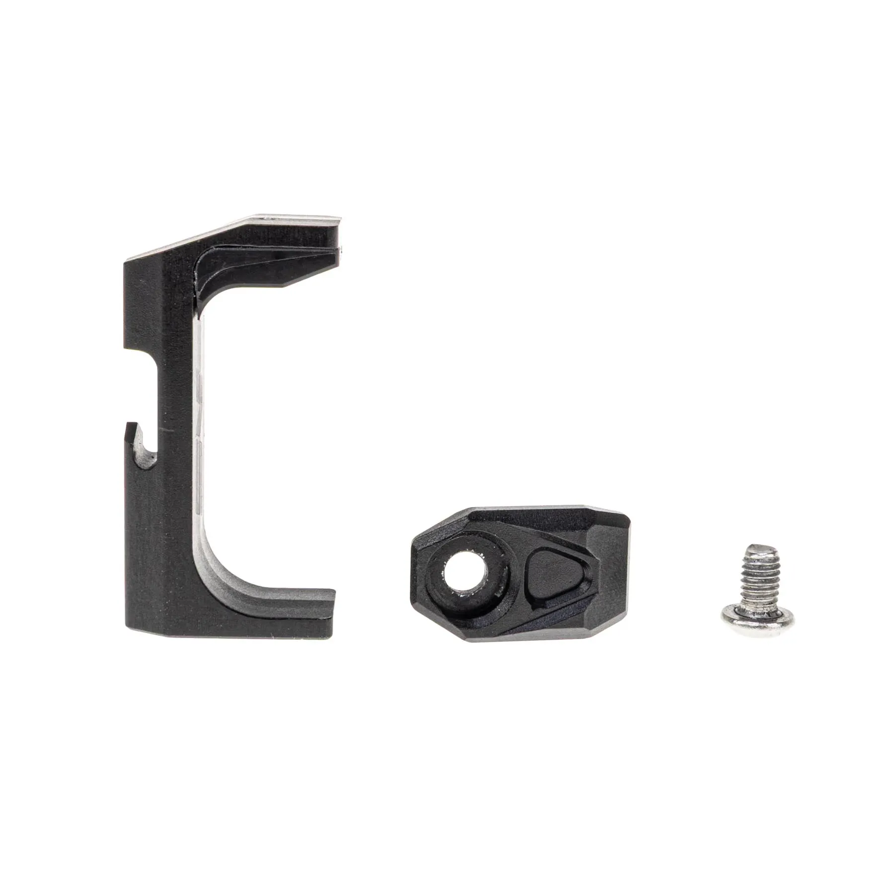 CNC Aluminum Magazine Catch for AAP, Black