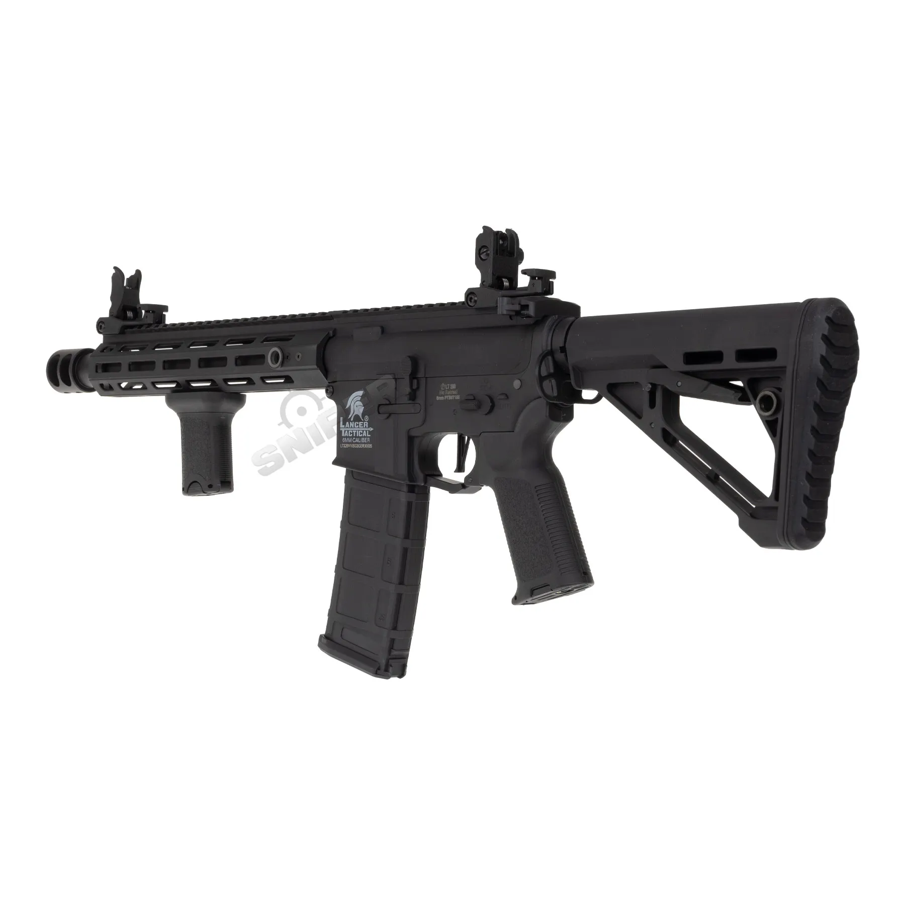 Einsteiger Set #1 - Lancer LT-32 Sparta Gen 3 w/ Nebula ETU (S)AEG, Black Lancer LT-32 Sparta Gen 3 w/ Nebula ETU (S)AEG, Black