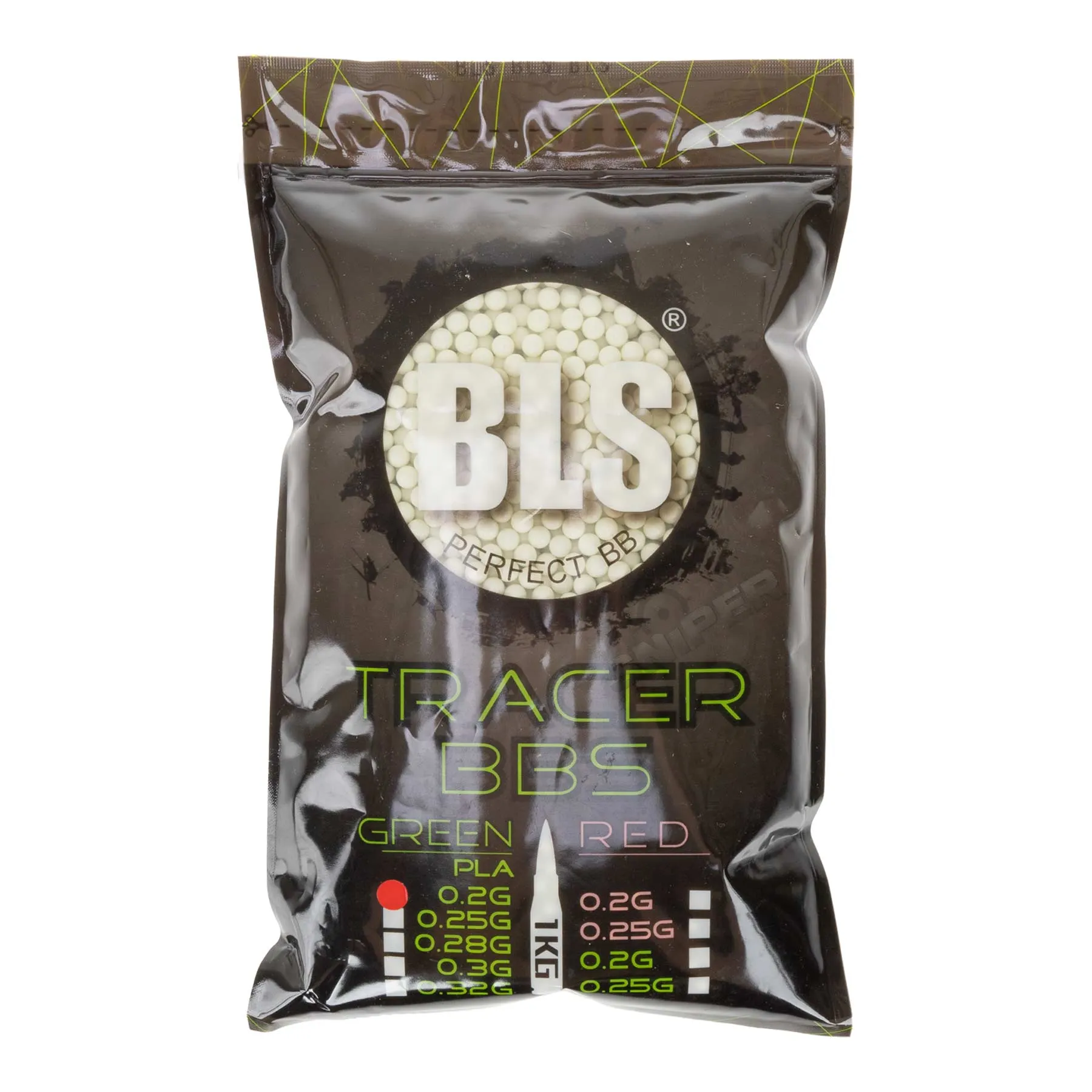 BLS Bio Tracer BBs 0,20g Green, 1kg Beutel