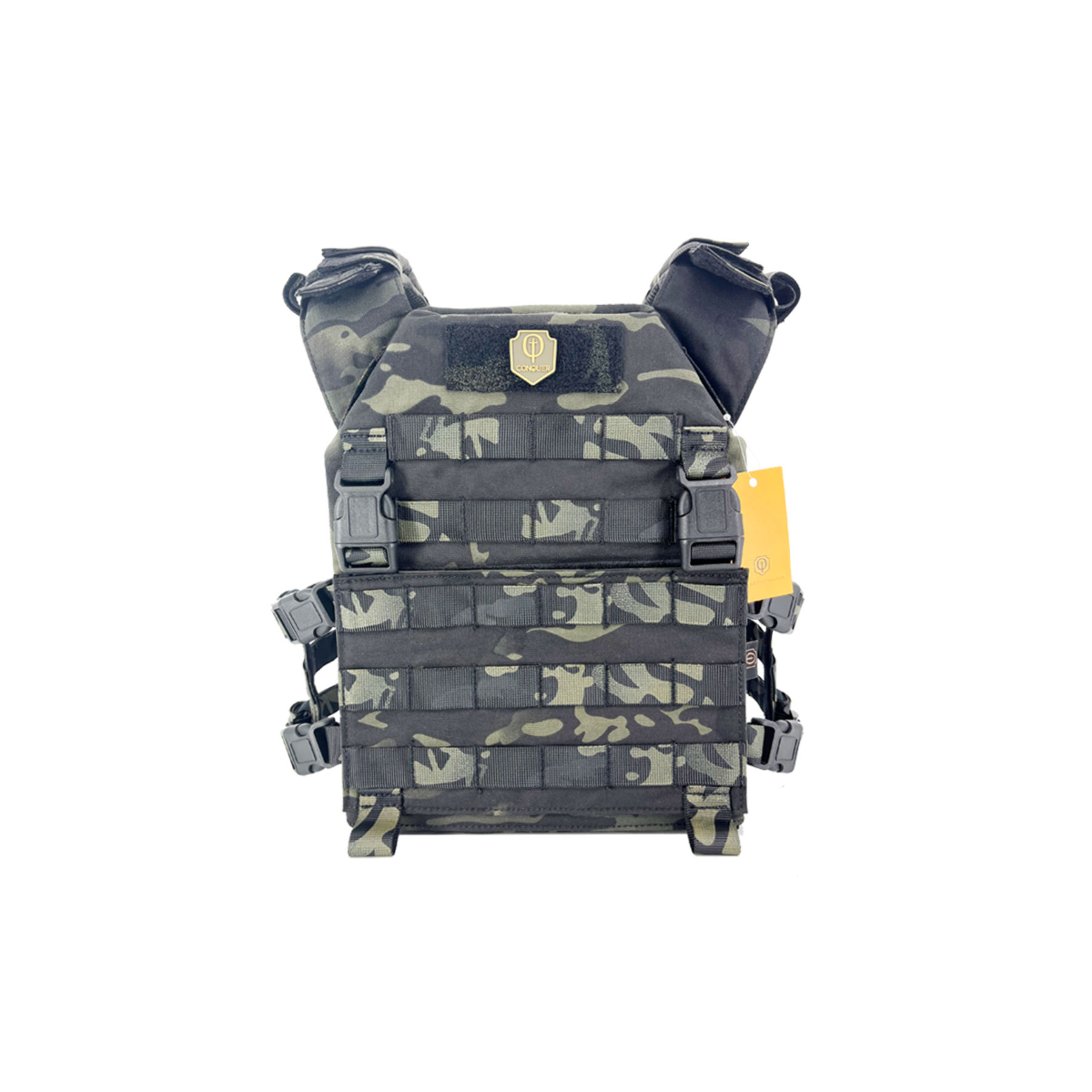Conquer MPC Vest Plattenträger, Black Camo