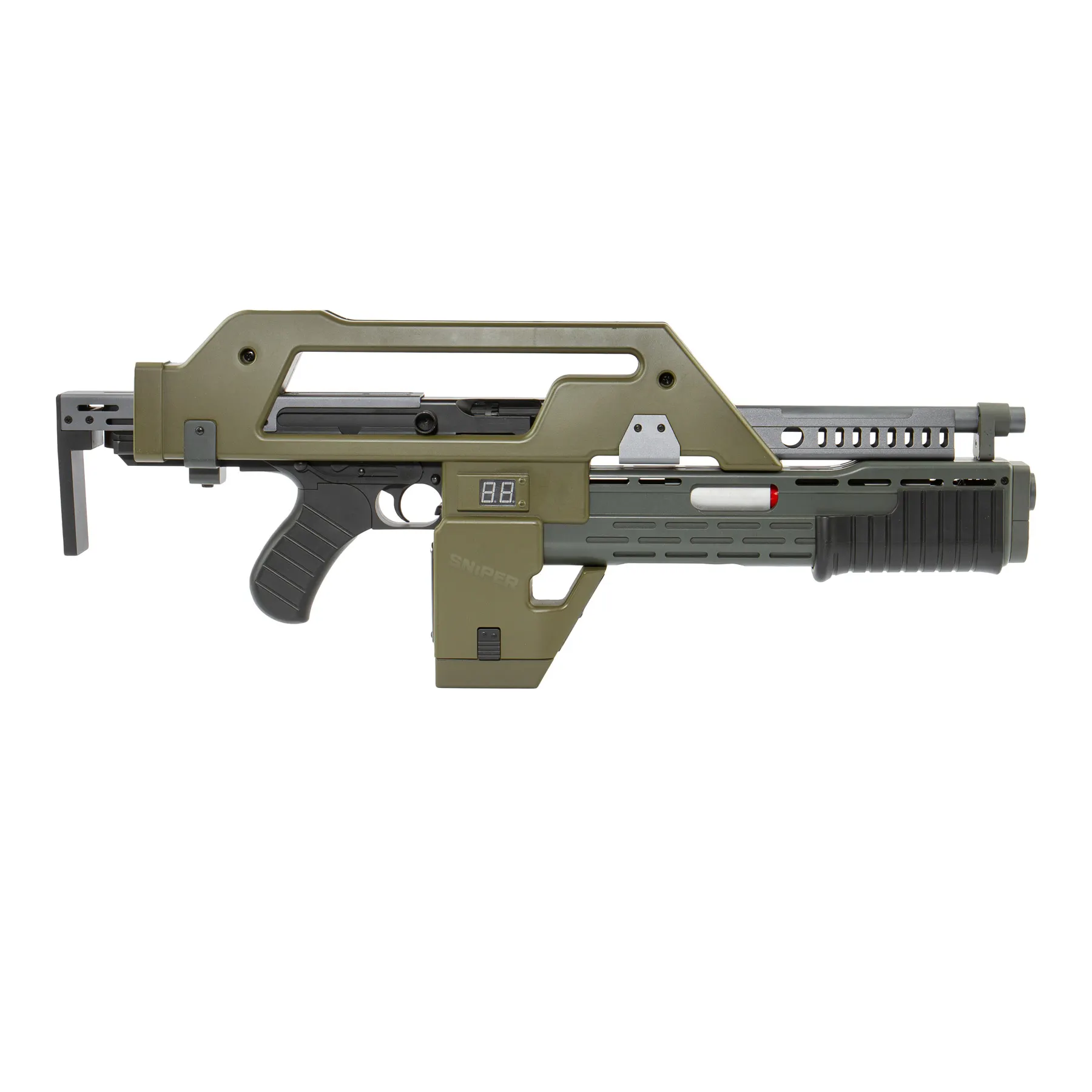 Snow Wolf M41A Alien Pulse Rifle AEG, Green Snow Wolf M41A Alien Pulse Rifle AEG, Green