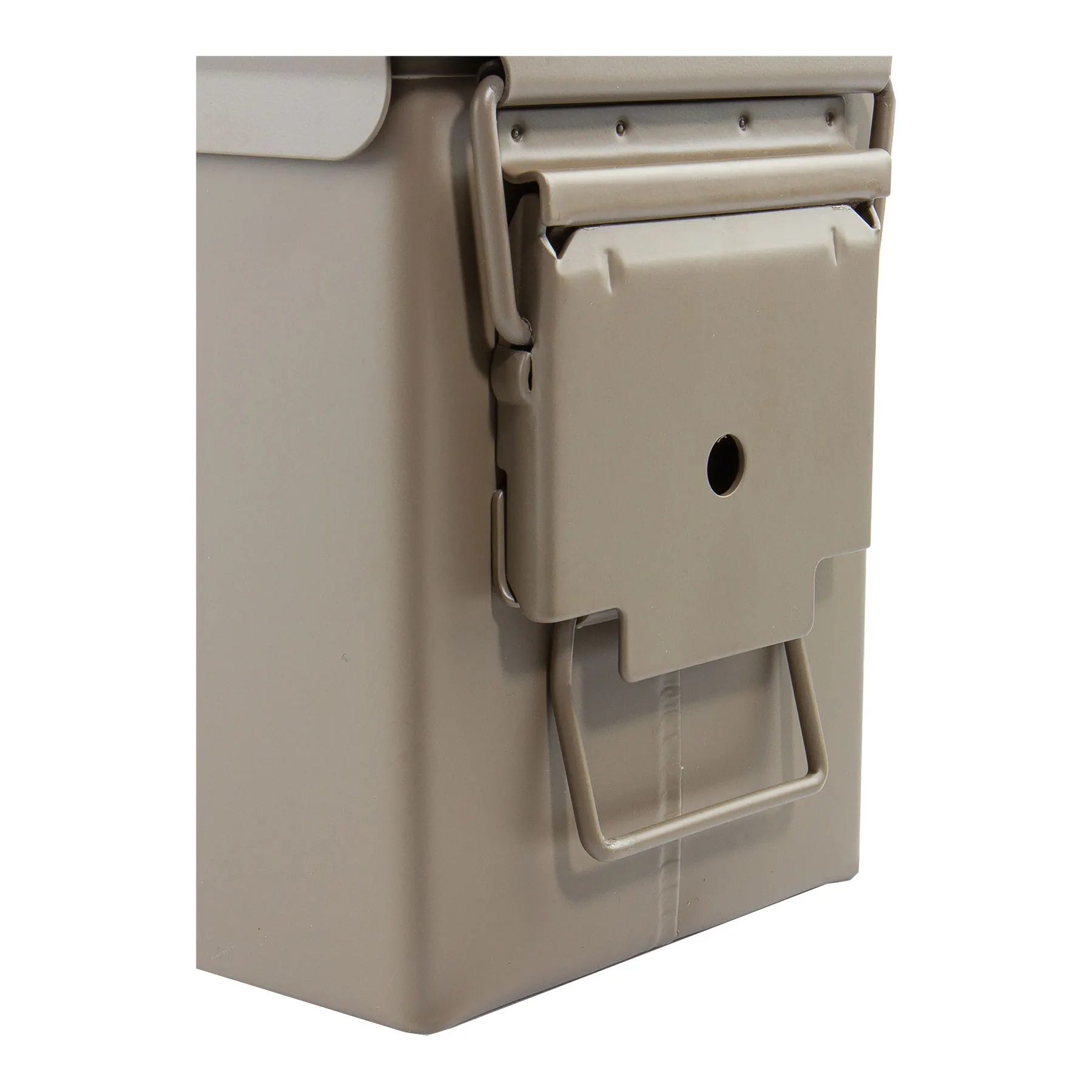 Metall Munitionskiste, 28X14,5X18 cm, tan
