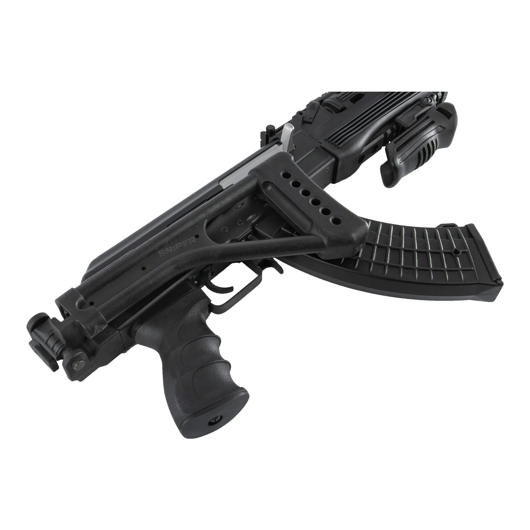 AK47 Tactical FS, < 0,5 Joule, Black