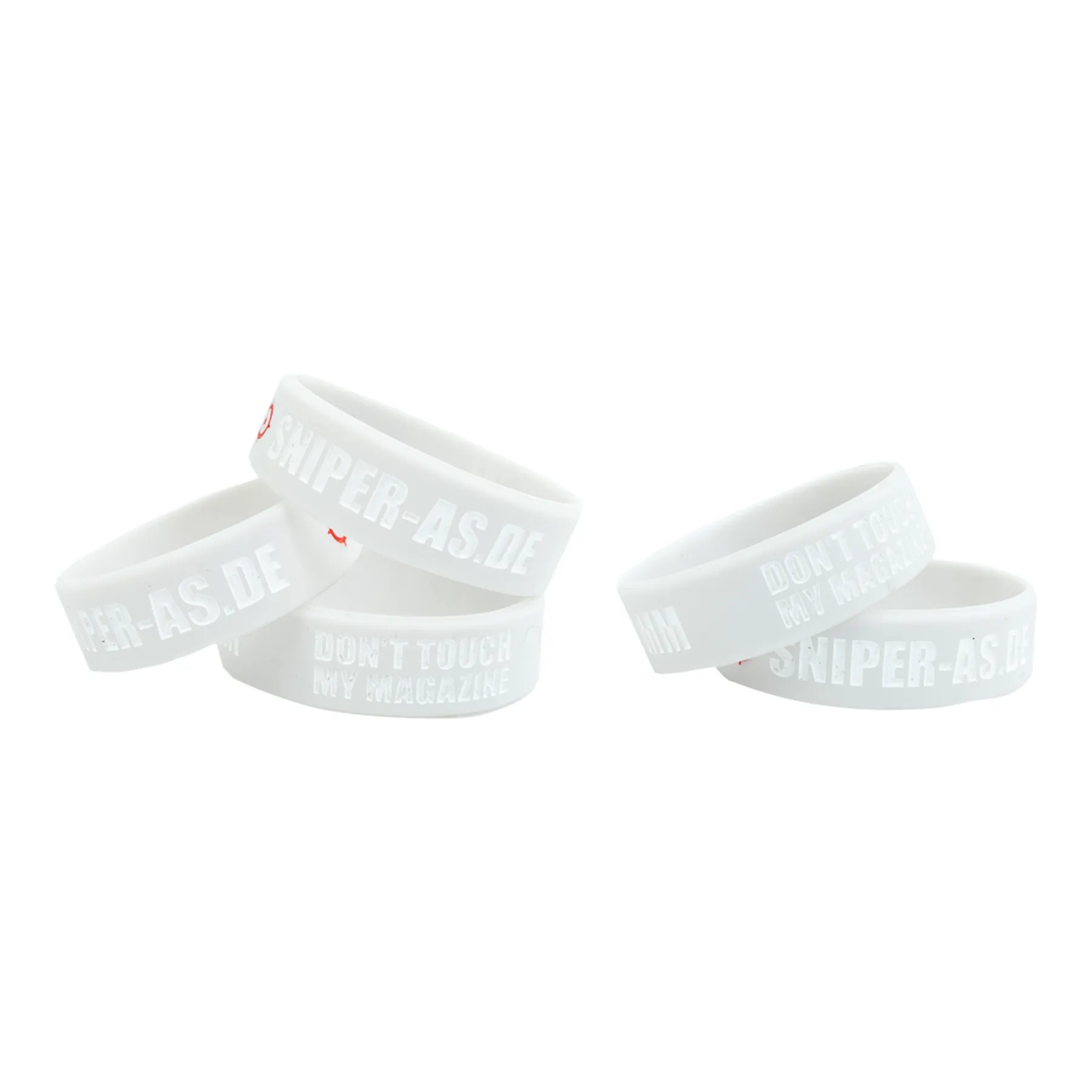 5er Set Sniper AS Magazinbänder, Bracelet, Grau