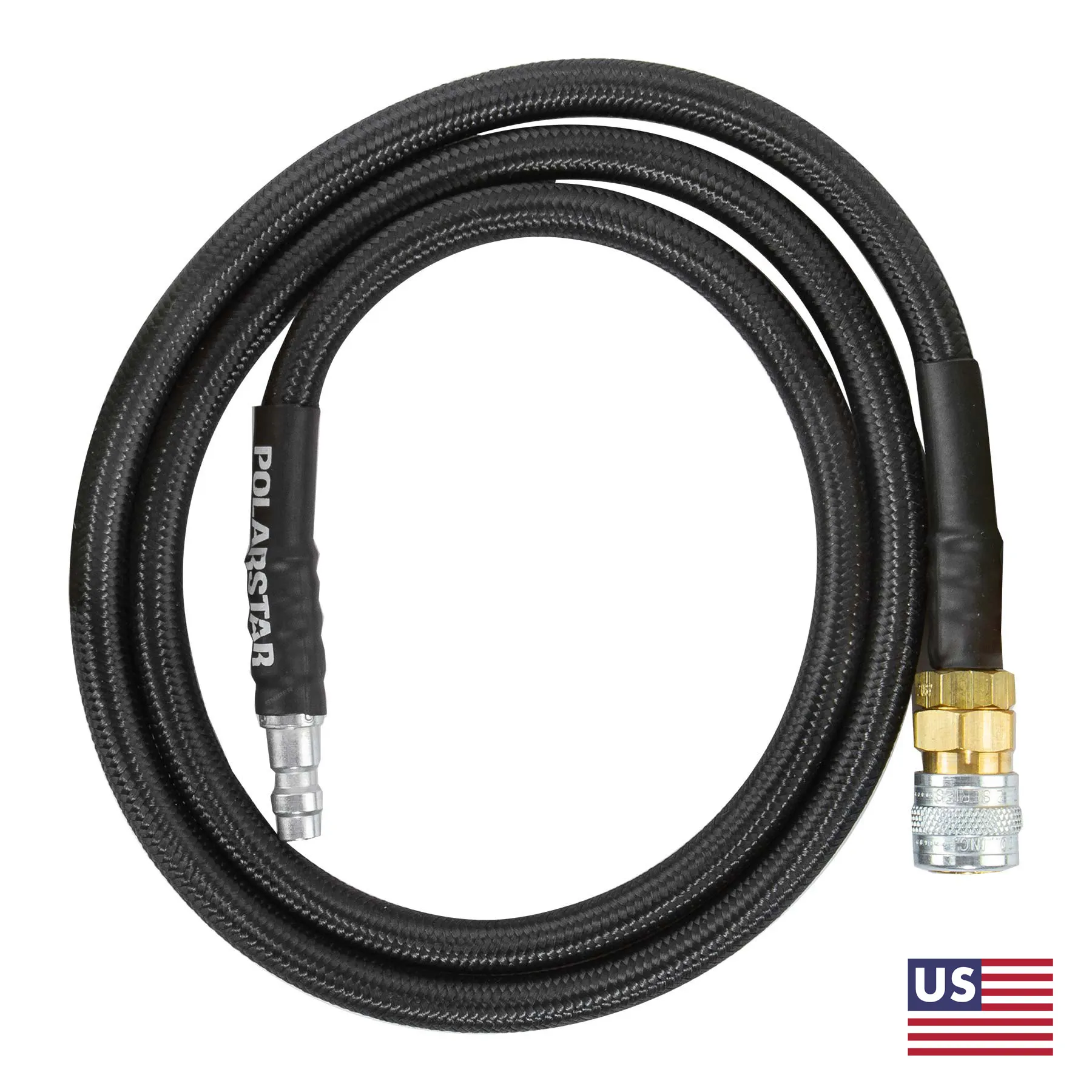 HPA Braided Line, QD Male/Female fittings 36"