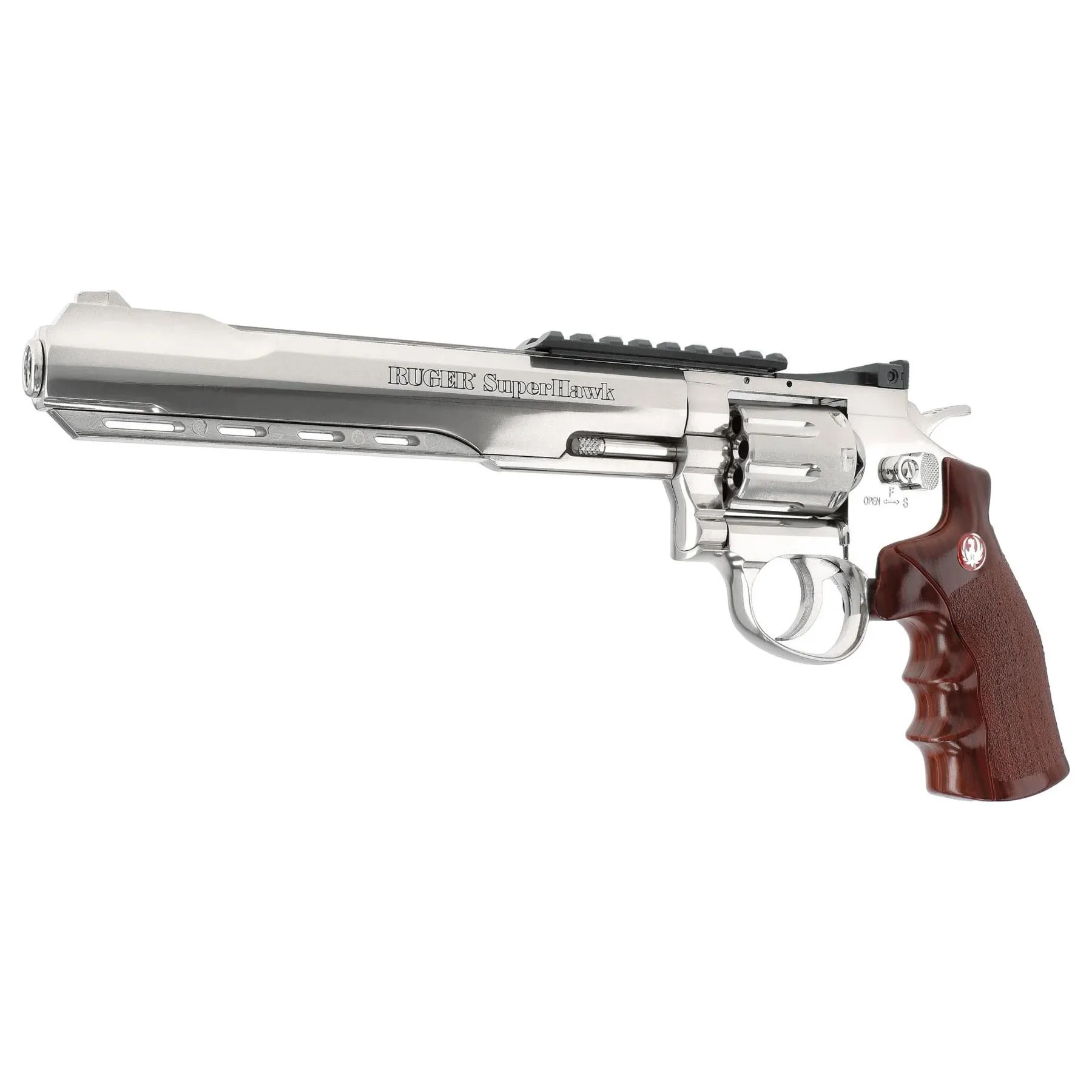 Ruger Super Hawk Revolver 8", Silver Ruger Super Hawk Revolver 8", Silver