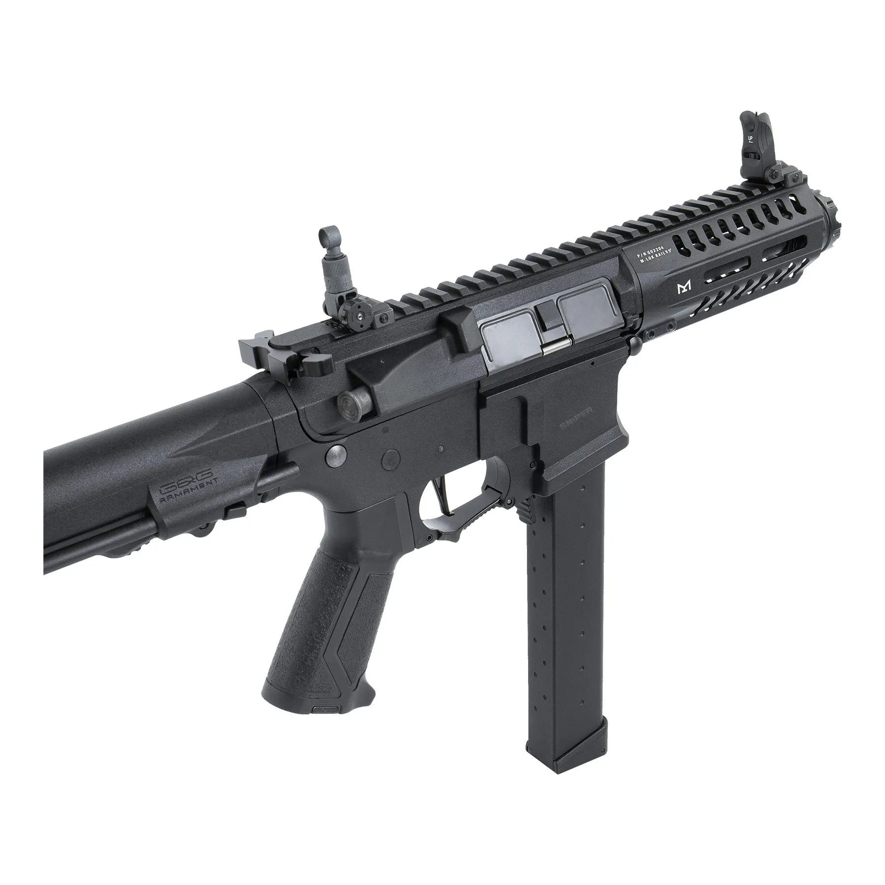 ARP 9 ETU < 0,5 Joule, AEG Softair Gewehr, Black ARP 9 ETU < 0,5 Joule, AEG Softair Gewehr, Black