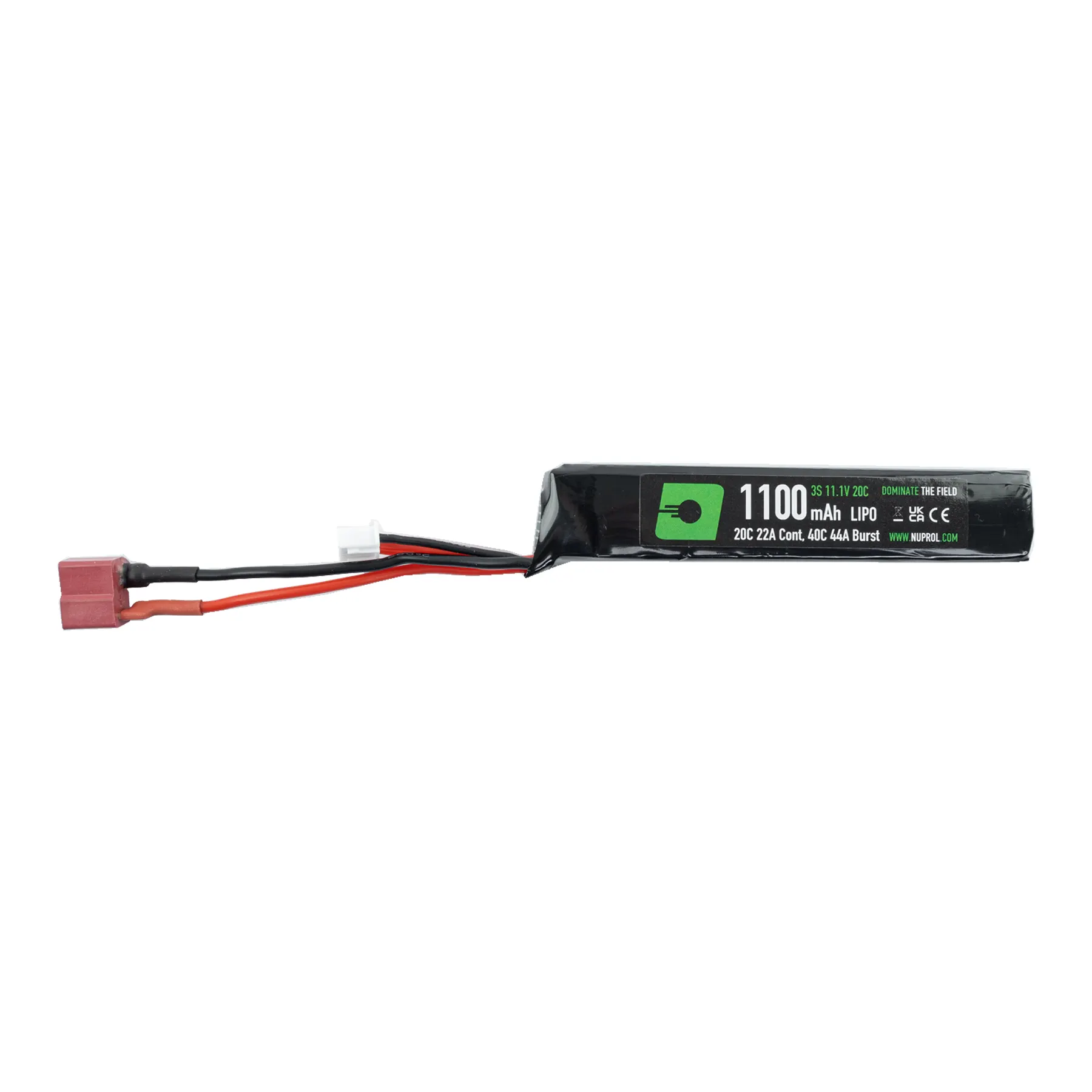 Deans 11,1V 1100mAh 20C LiPo Akku, 1 Stick