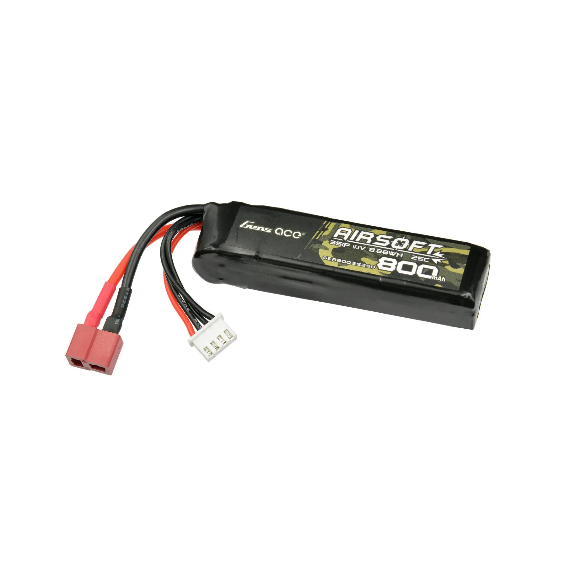 Dean 11,1V 800mAh 25C LiPo-Akku, 1 Stick Dean 11,1V 800mAh 25C LiPo-Akku, 1 Stick