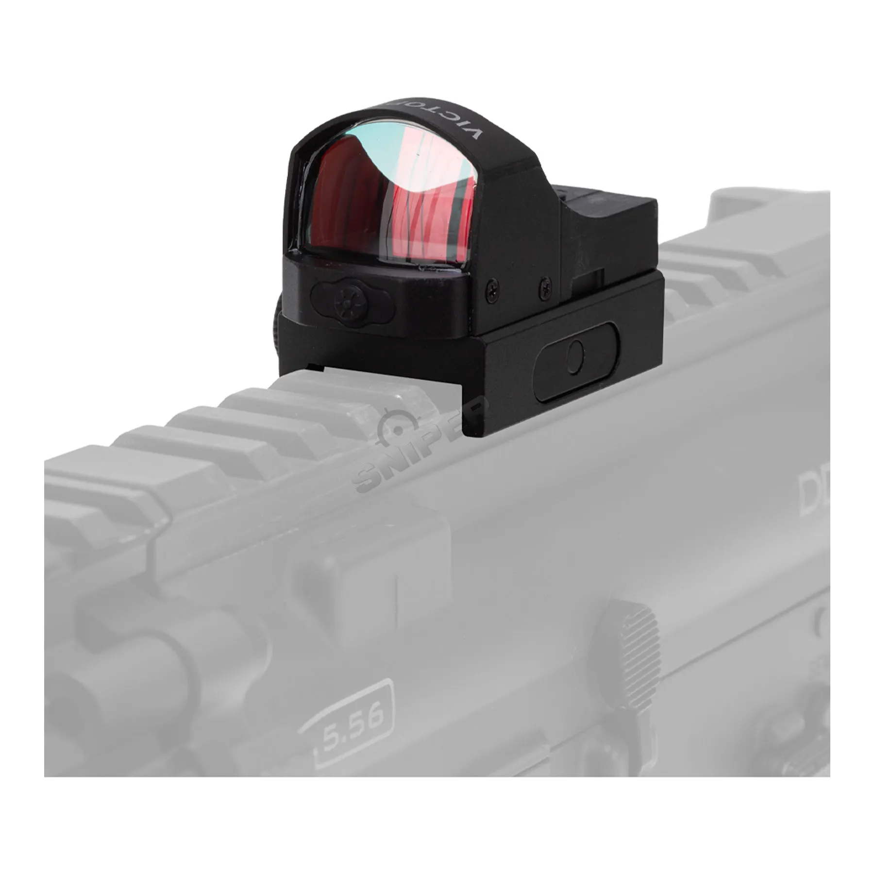 Victoptics RDSL01 V2 1x18x22 Red Dot Visier, Black